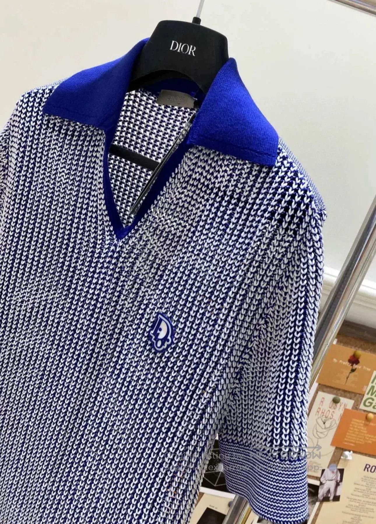 Dior Dior Hollow Knit Men's V. Size US M / EU 48-50 / 2 - 5 Thumbnail