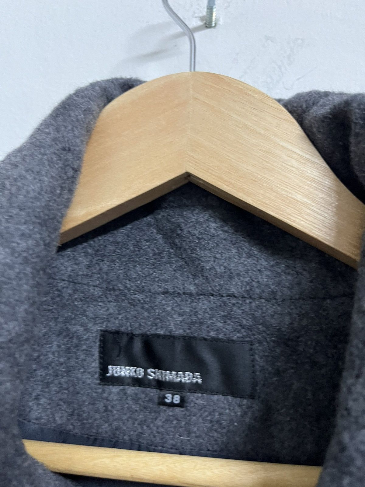 Junko Shimada 💥Junko Shimada Vintage Wool Dark Grey Classic Jackets Size XS / US 0-2 / IT 36-38 - 5 Thumbnail