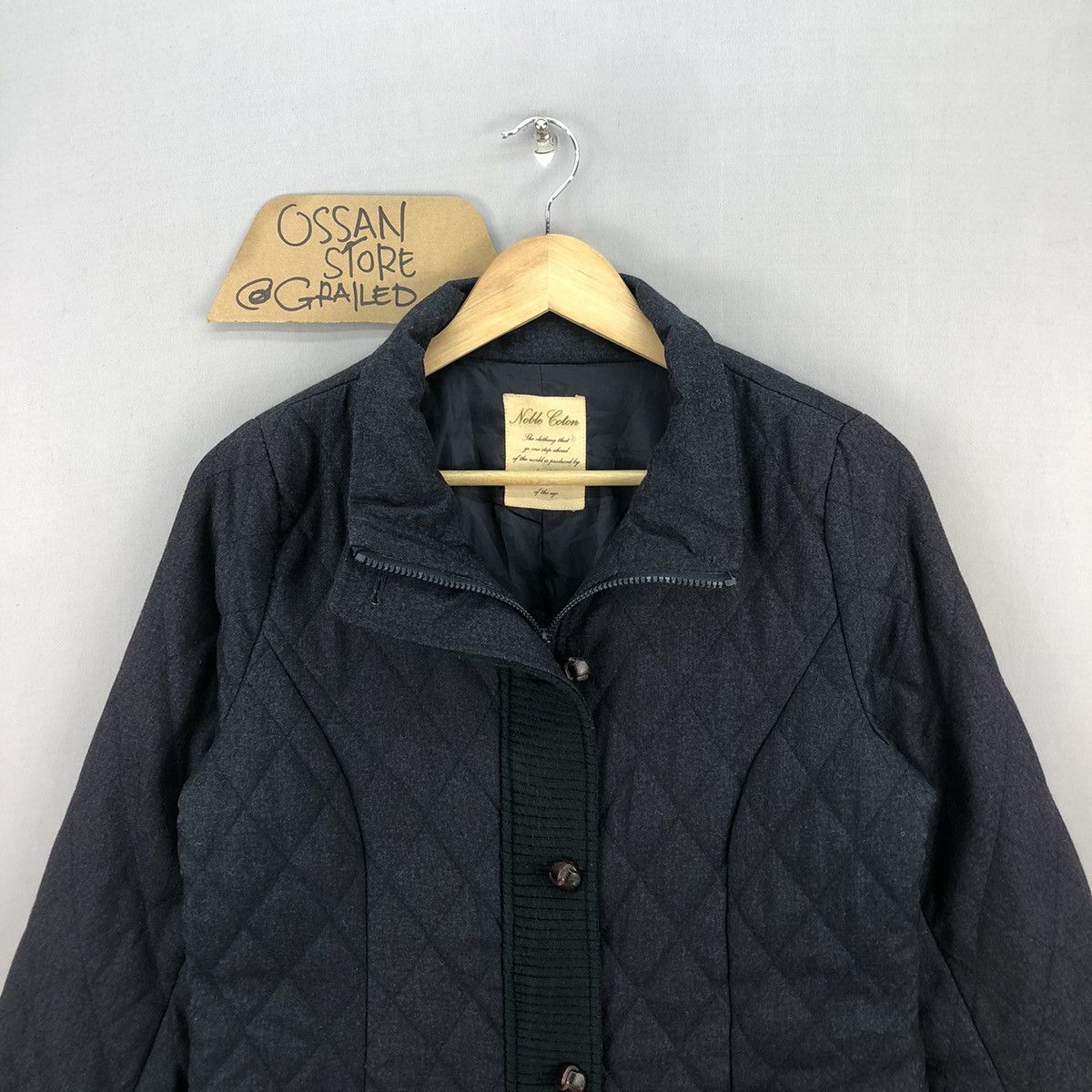 Vintage Vintage Japanese Brand Zipper Quilted Jacket Size M / US 6-8 / IT 42-44 - 4 Thumbnail
