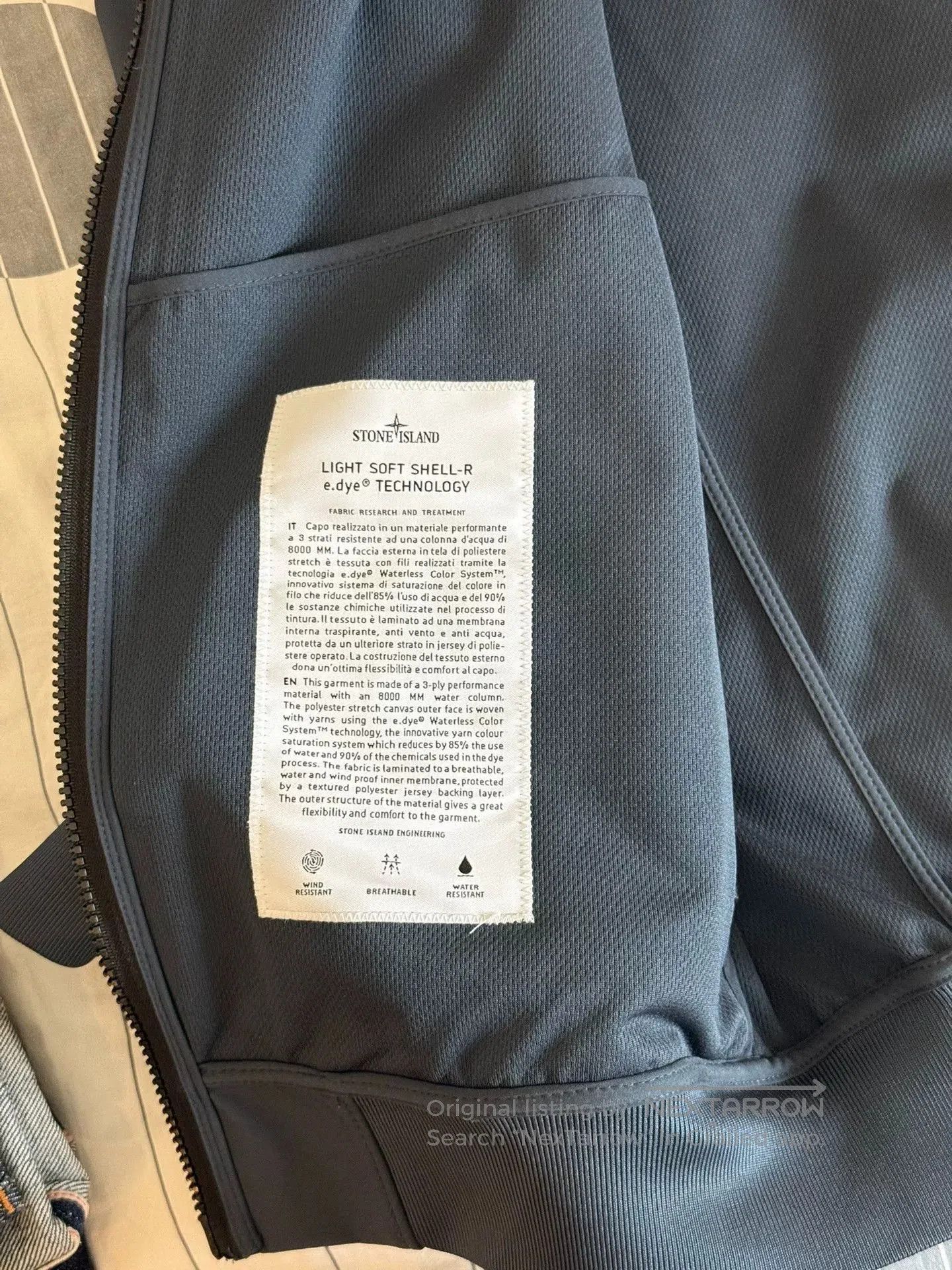 Stone Island Stone Island Waterproof Tech Fabric Jacket. Size US L / EU 52-54 / 3 - 5 Thumbnail