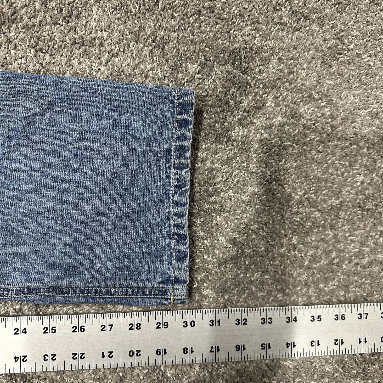 Tommy Hilfiger Vtg Tommy Hilfiger Womens Jean Size 14 USA Flag Graphic Blue Size 36" / US 14 / IT 50 - 8 Thumbnail