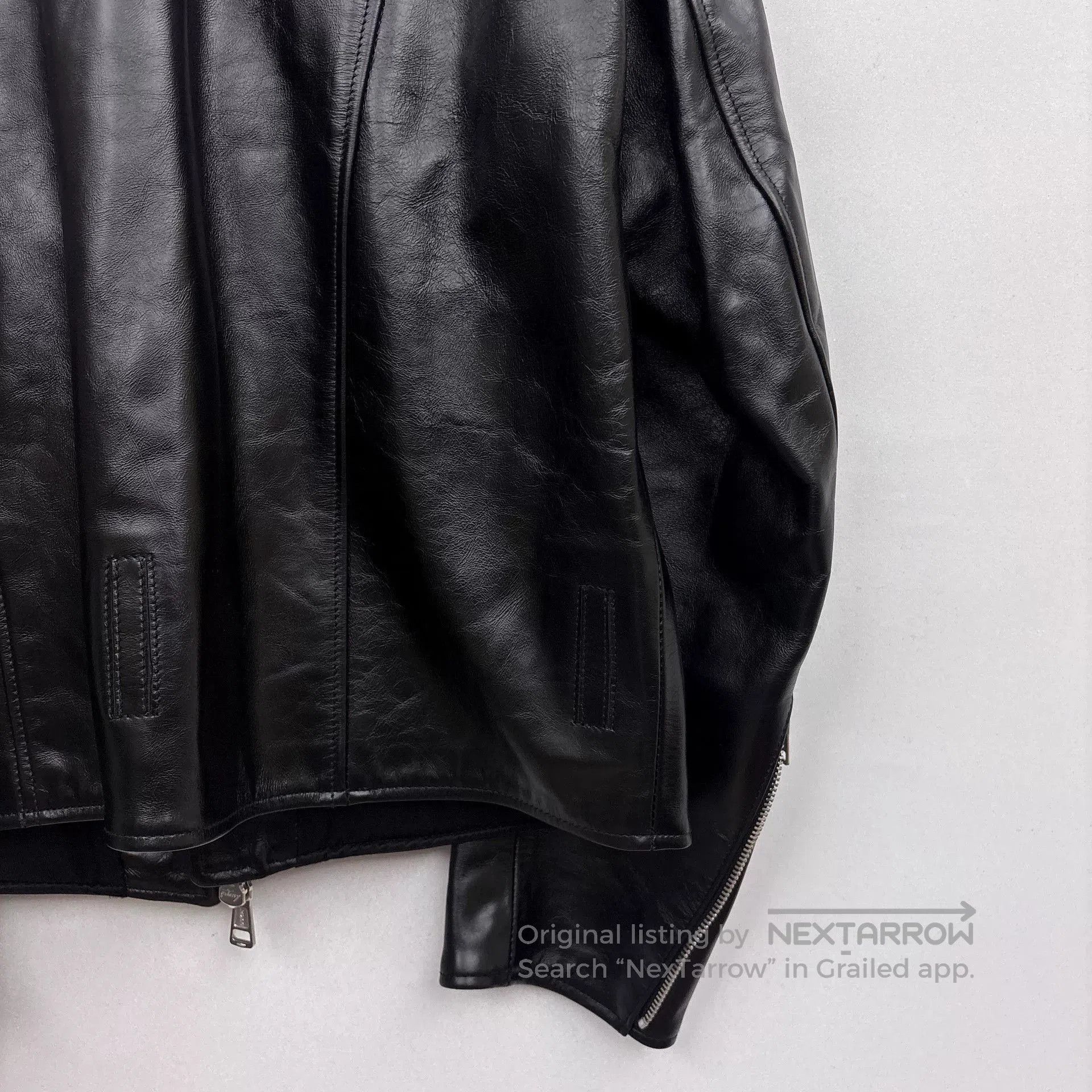 Our Legacy OUR LEGACY Leather Biker Jacket. Size US L / EU 52-54 / 3 - 6 Thumbnail