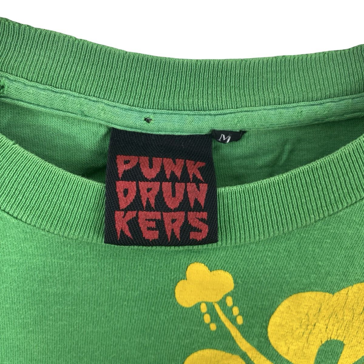 Other PUNK DRUNKERS Graphic Face Hibiscus Logo Streetwear Tee Size US M / EU 48-50 / 2 - 9 Thumbnail