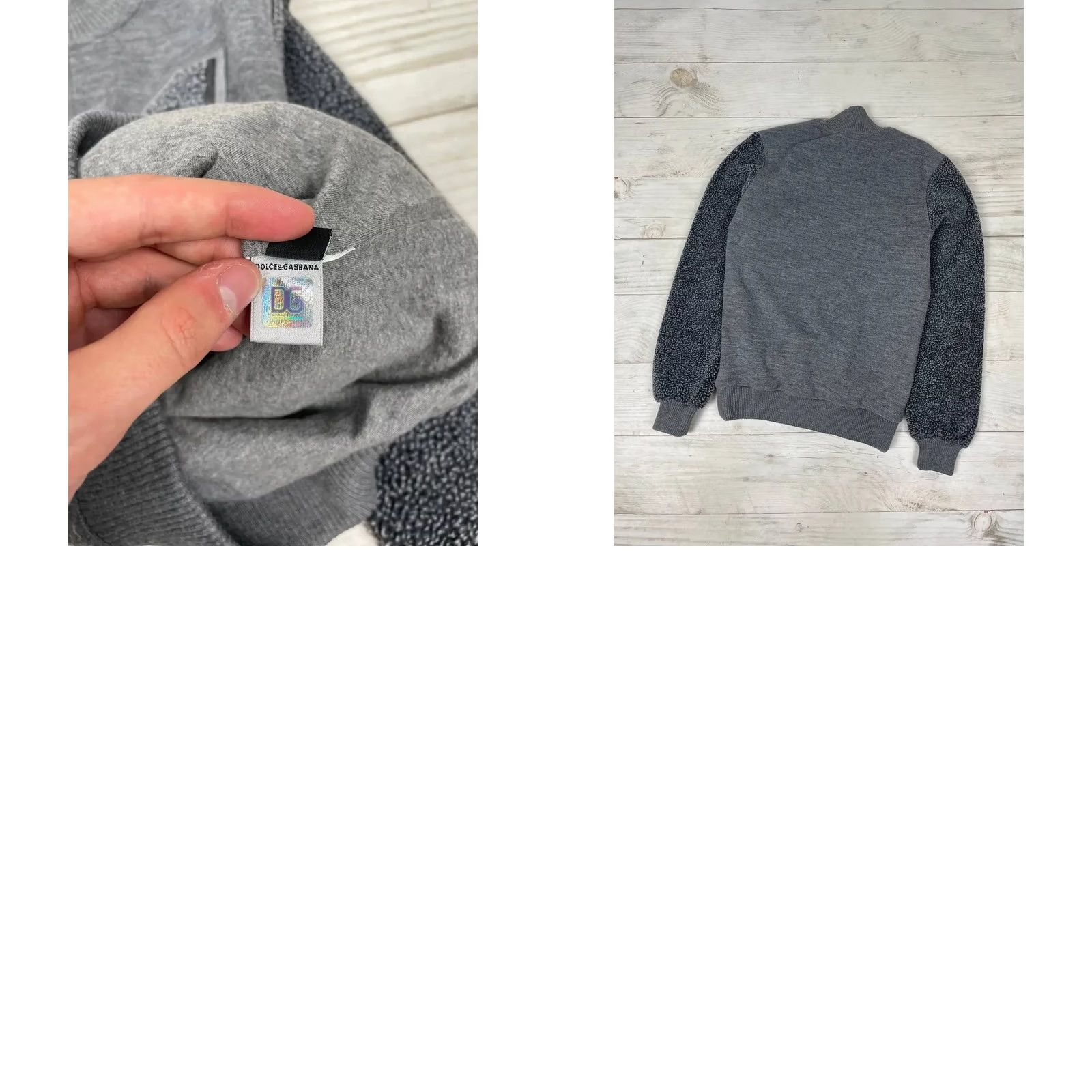 Dolce & Gabbana VINTAGE Dolce&Gabbana Jacket Men Size S Gray Bomber Logo 74 Take A Challenge NS Size US S / EU 44-46 / 1 - 9 Thumbnail