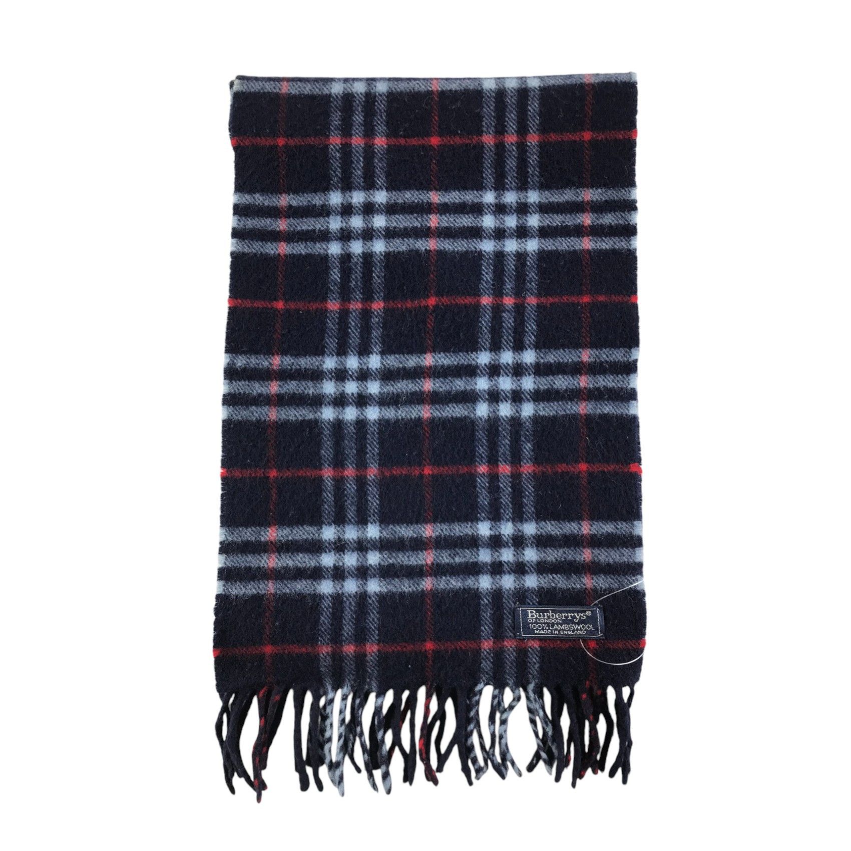 Burberry × Vintage Burberry Scarf / Muffler / Neckwear - WW2713 Size ONE SIZE - 2 Thumbnail