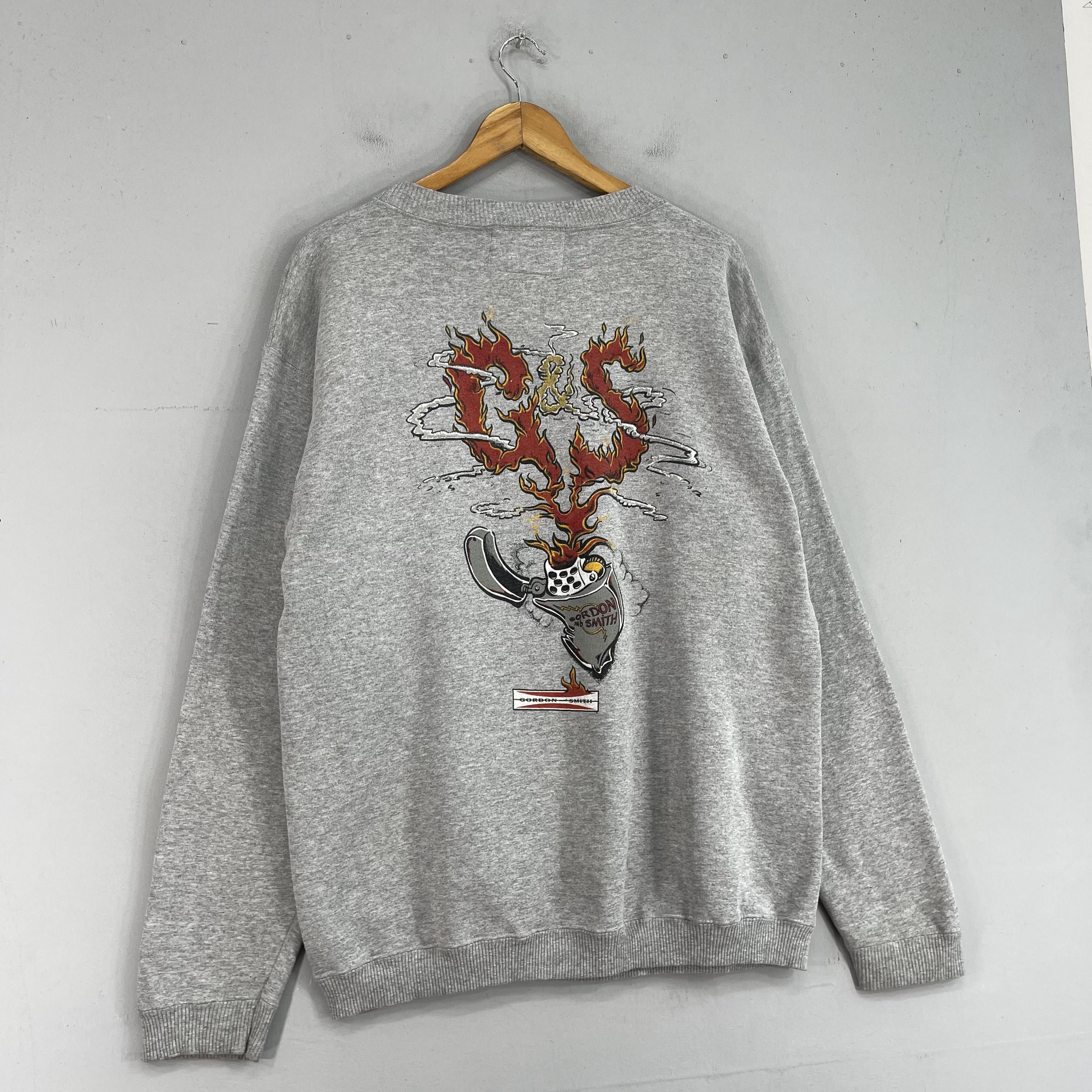 Japanese Brand × Vintage Vintage GORDON & SMITH Back Hit Spellout Printed Sweatshirt Size US M / EU 48-50 / 2 - 3 Thumbnail