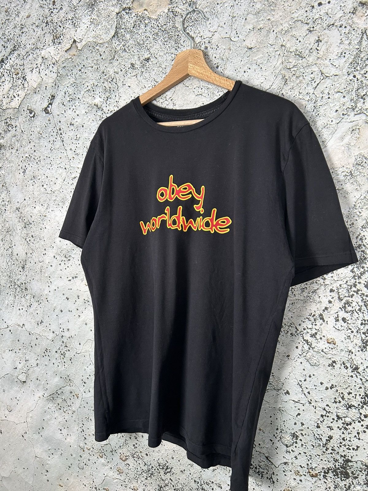 Obey Obey Worldwide Graphic Tee Streetwear Rap Hype Skate Size US M / EU 48-50 / 2 - 2 Thumbnail