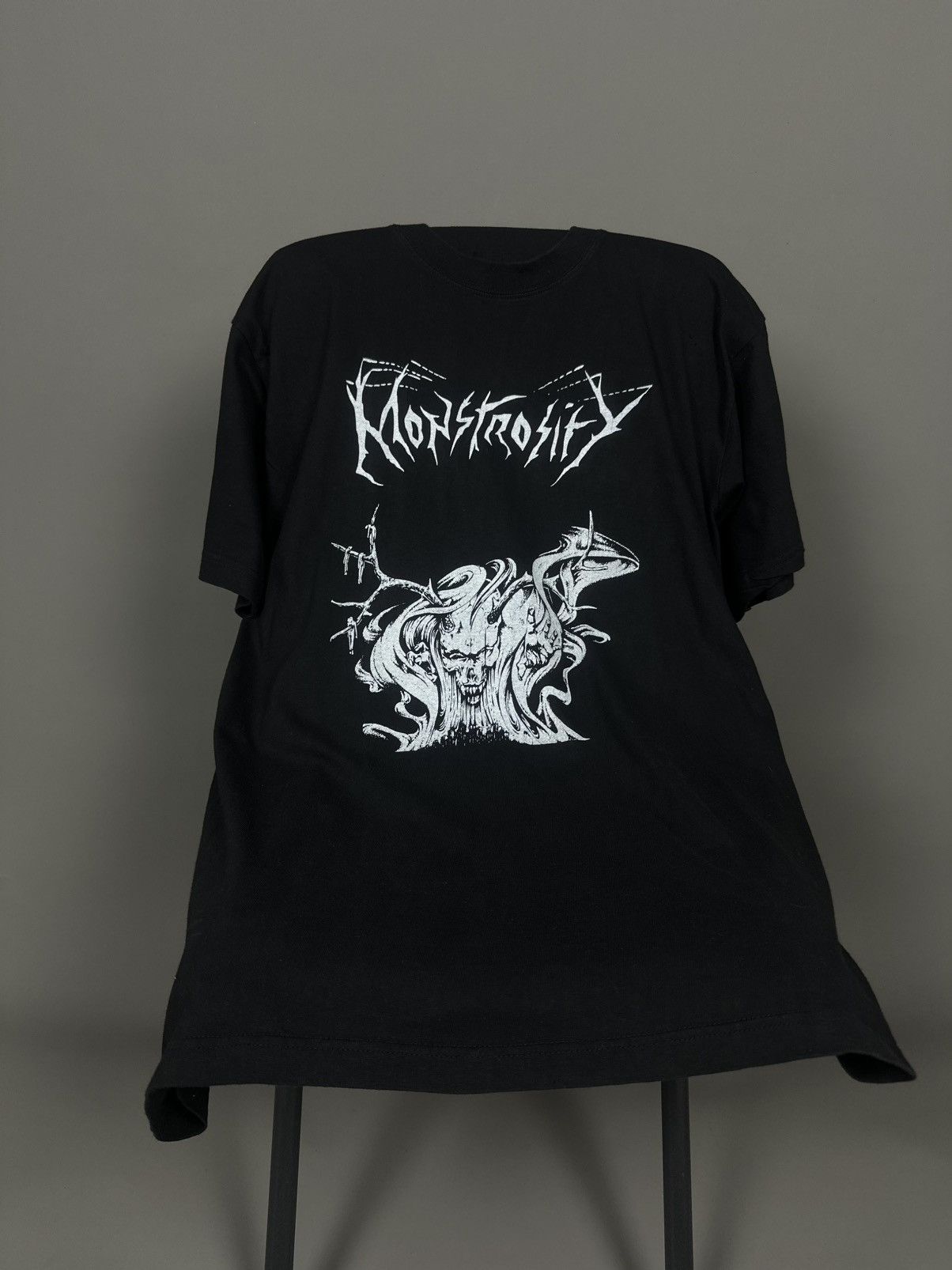 Vintage Vintage 1990s Monstrosity Bootleg T-Shirt Size US L / EU 52-54 / 3 - 1 Thumbnail