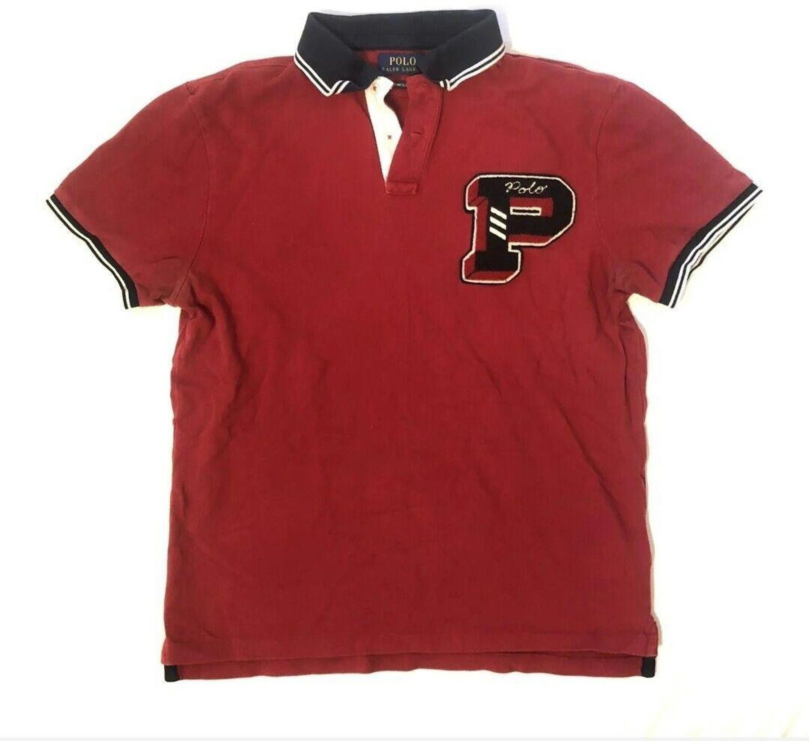 Polo Ralph Lauren Polo Ralph Lauren Rugby Polo New York Shirt Red Size Large Size US L / EU 52-54 / 3 - 2 Thumbnail