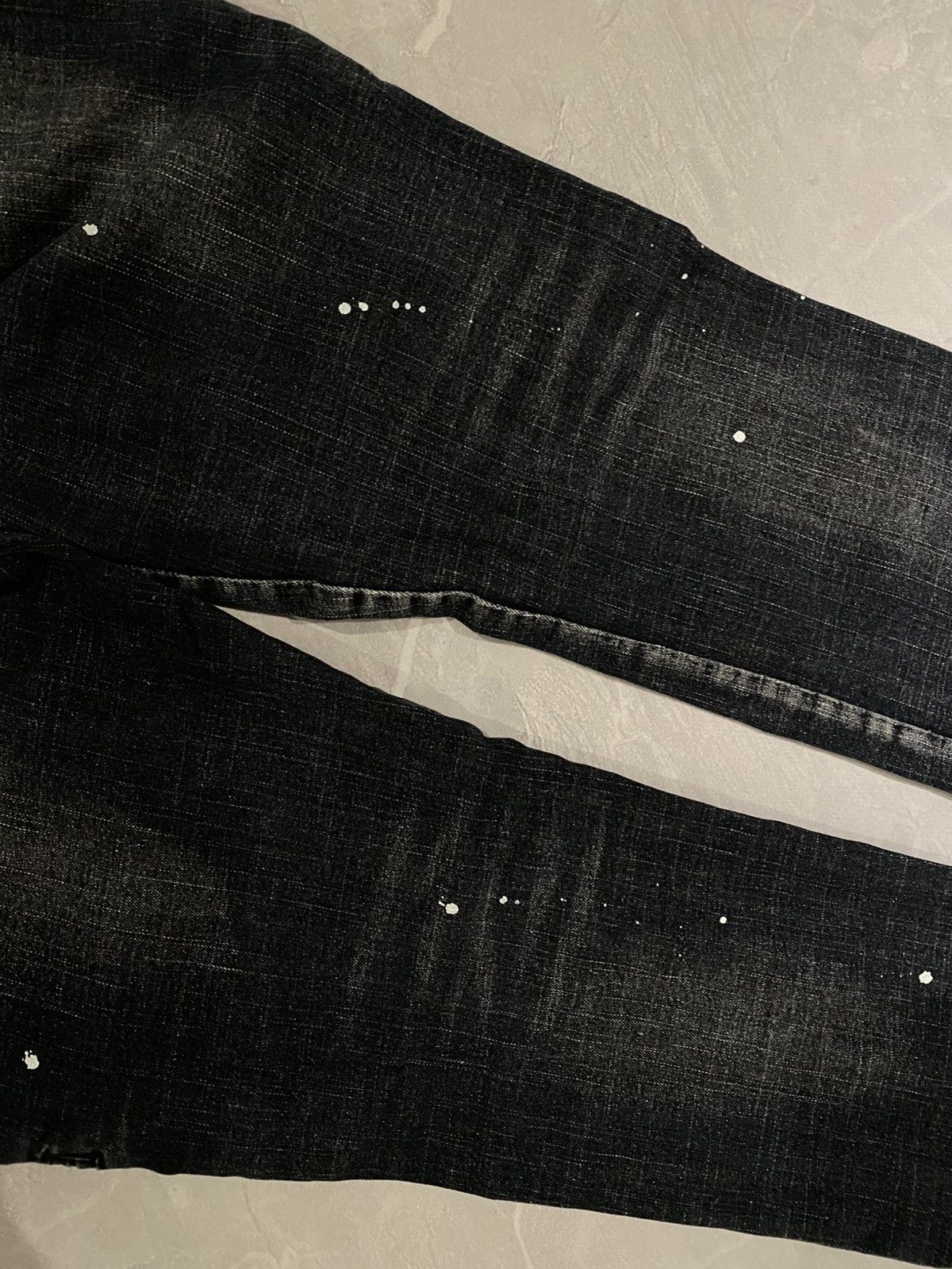 Japanese Brand Archive Paintet Zip-line Washed Distressed / Vintage Y2K Size US 36 / EU 52 - 8 Thumbnail