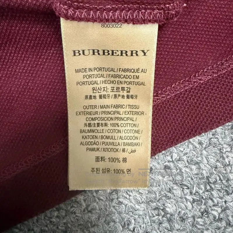 Burberry Burberry Red Cotton Polo Shirt for Men. Size US XL / EU 56 / 4 - 4 Thumbnail