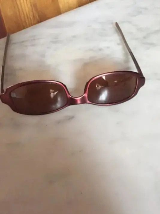 Prada × Vintage PRADA Sunglasses Rectangle Wrap Shield Symbole Star Flame Size ONE SIZE - 3 Thumbnail