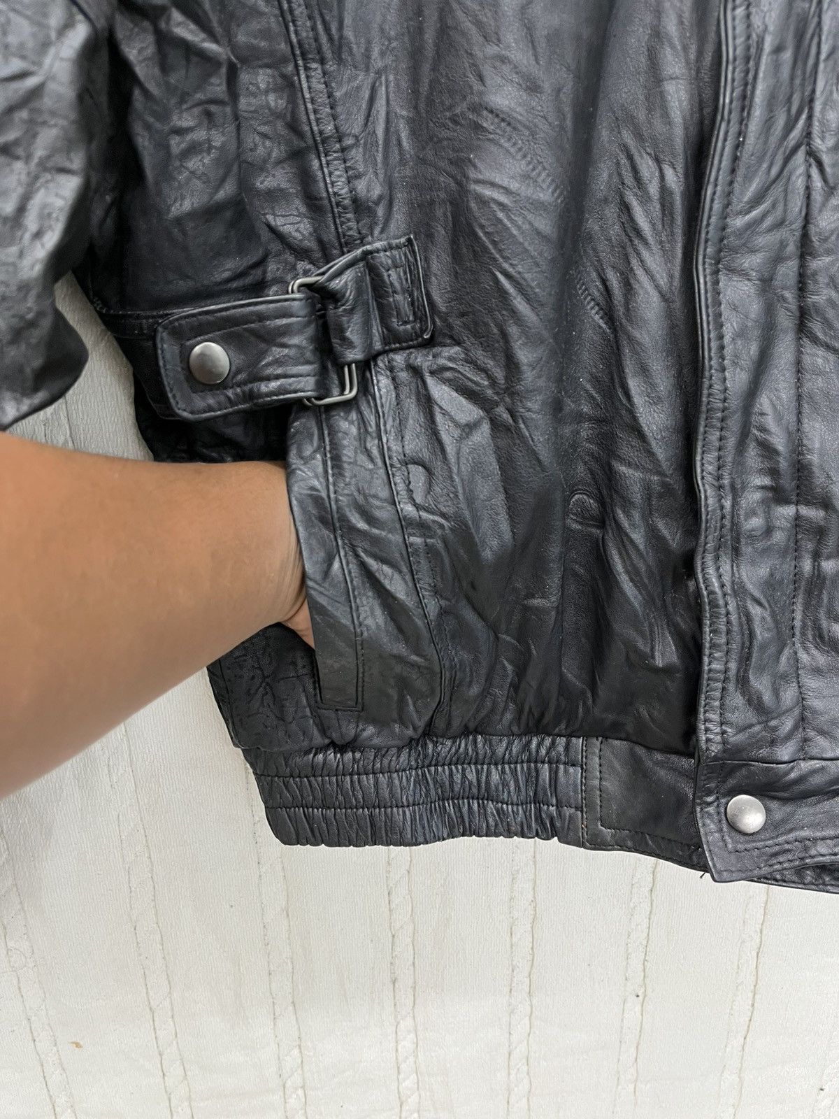 Genuine Leather × Orvis ORVIS LEATHER BOMBER JACKET Size US M / EU 48-50 / 2 - 6 Thumbnail