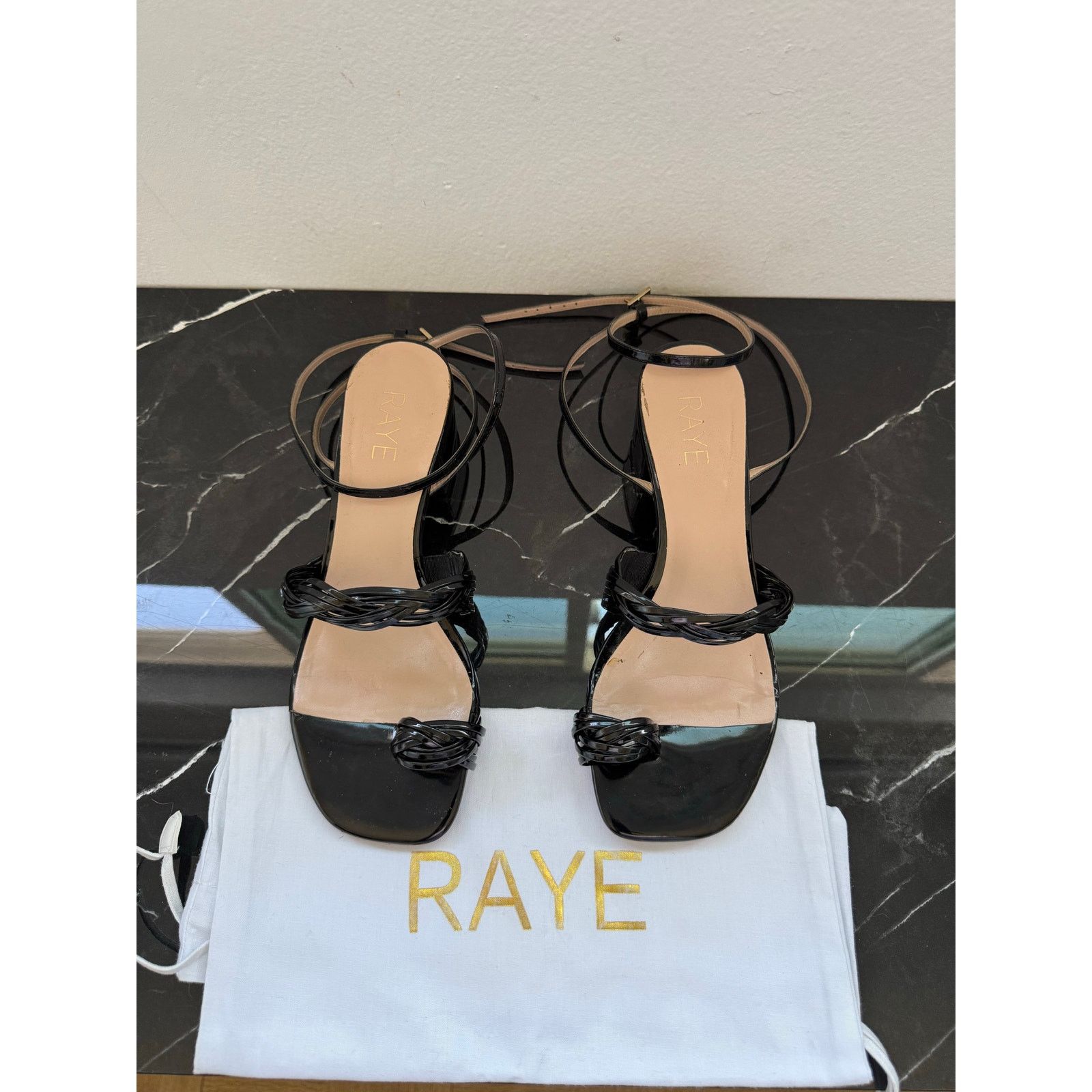 & Other Stories Raye Black Strappy Sandals Size US 7.5 / IT 37.5 - 12 Thumbnail