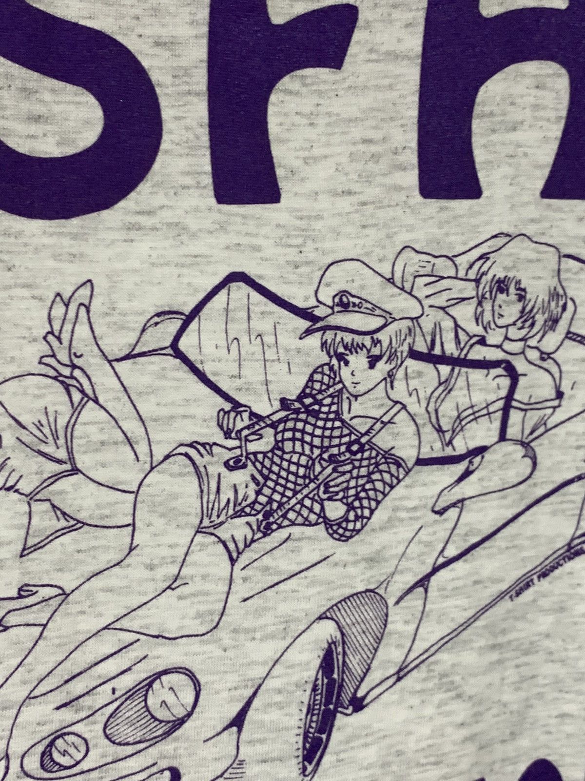 Vintage *RARE* Vintage 1995 Anime Waifu Car Club Tahoe Art T-Shirt Size US XL / EU 56 / 4 - 7 Thumbnail