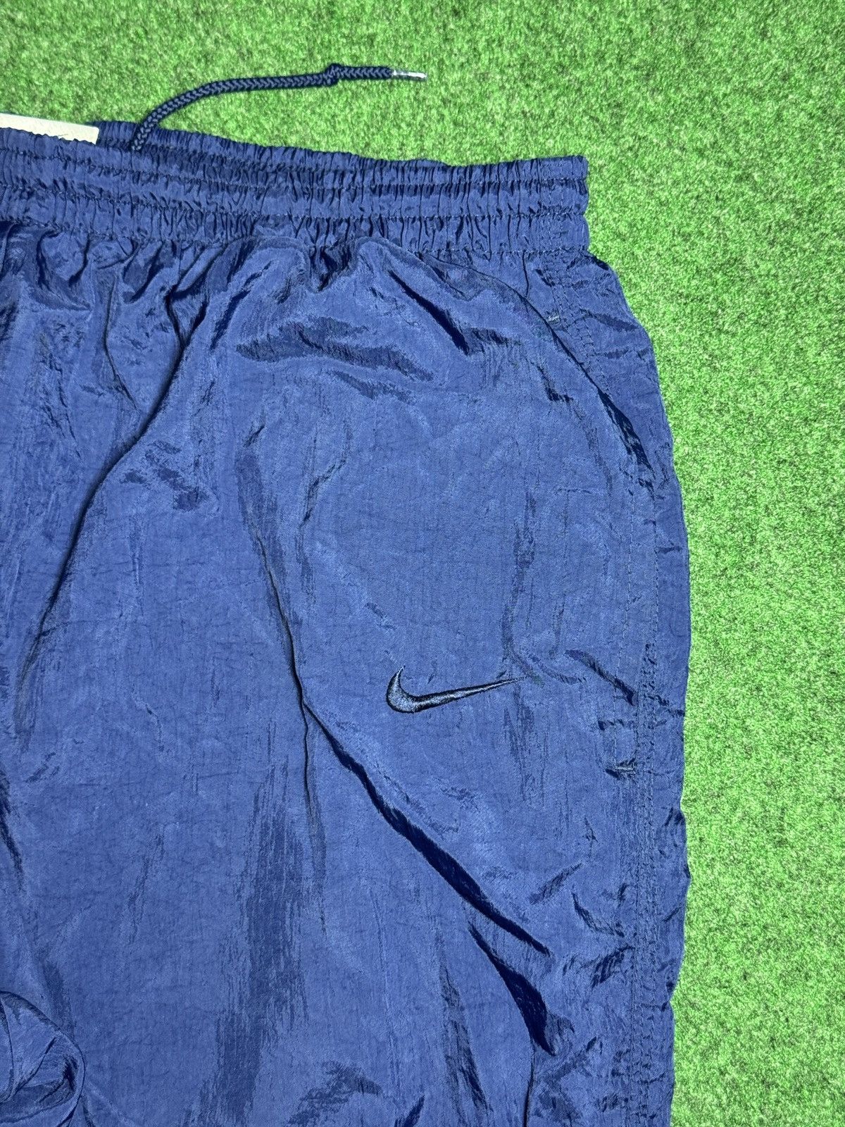 Nike Vintage 90s Nike Blue M/L Retro Jogger Track Pants Size US 30 / EU 46 - 2 Thumbnail