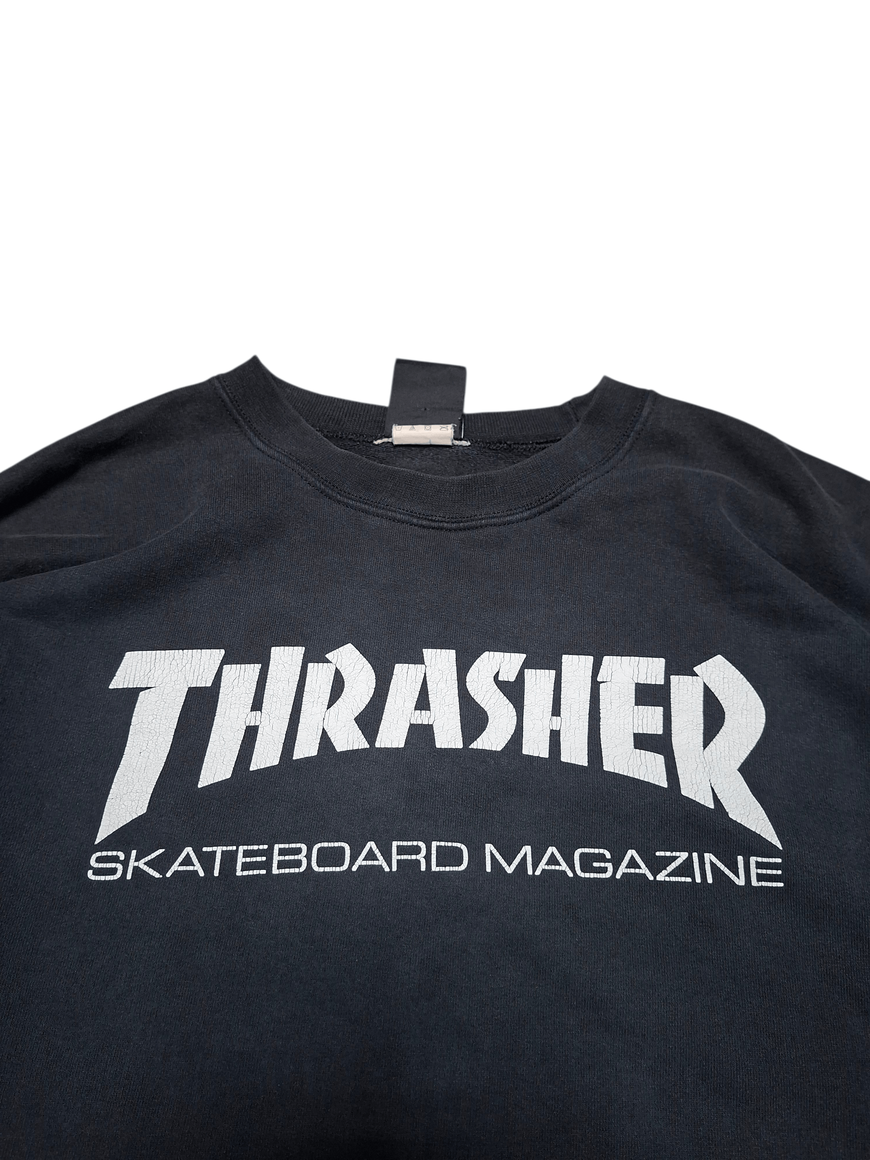 Thrasher THRASHER VINTAGE DISTRESSED SK8 HEAVY COTTON SWEATSHIRT Size US L / EU 52-54 / 3 - 2 Thumbnail