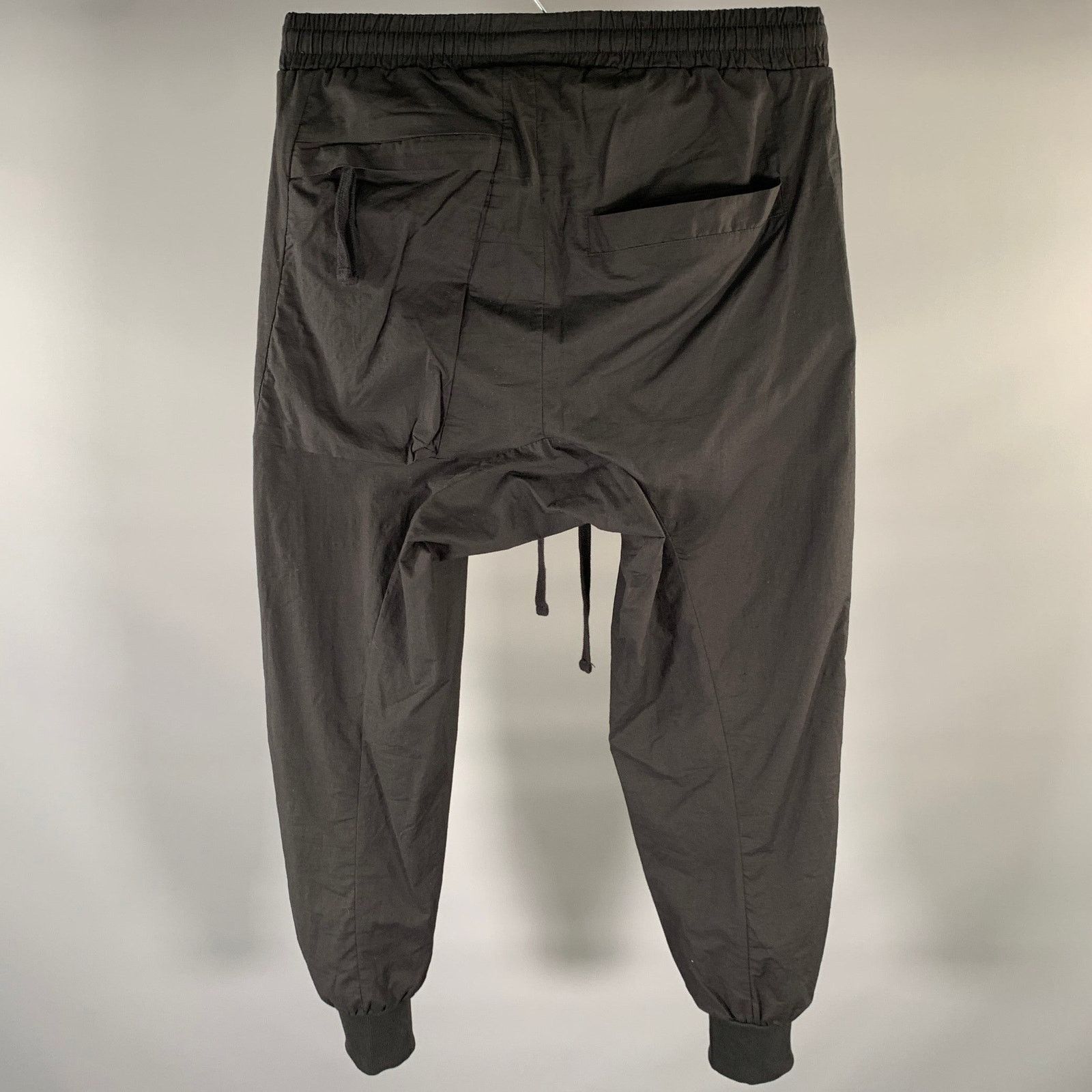 Thom Krom THOM KROM Size S Black Cotton Blend Joggers Casual Pants Size US 30 / EU 46 - 3 Thumbnail
