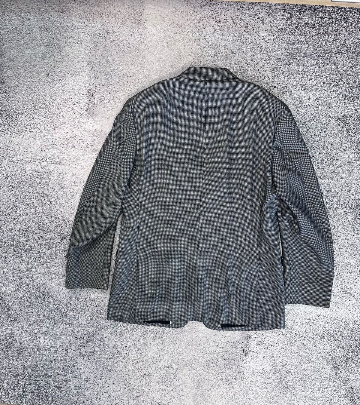 Versace Versace Mens Blazer Jacket Silk Rayon Viscose Gray Size 54R Size 54R - 14 Thumbnail