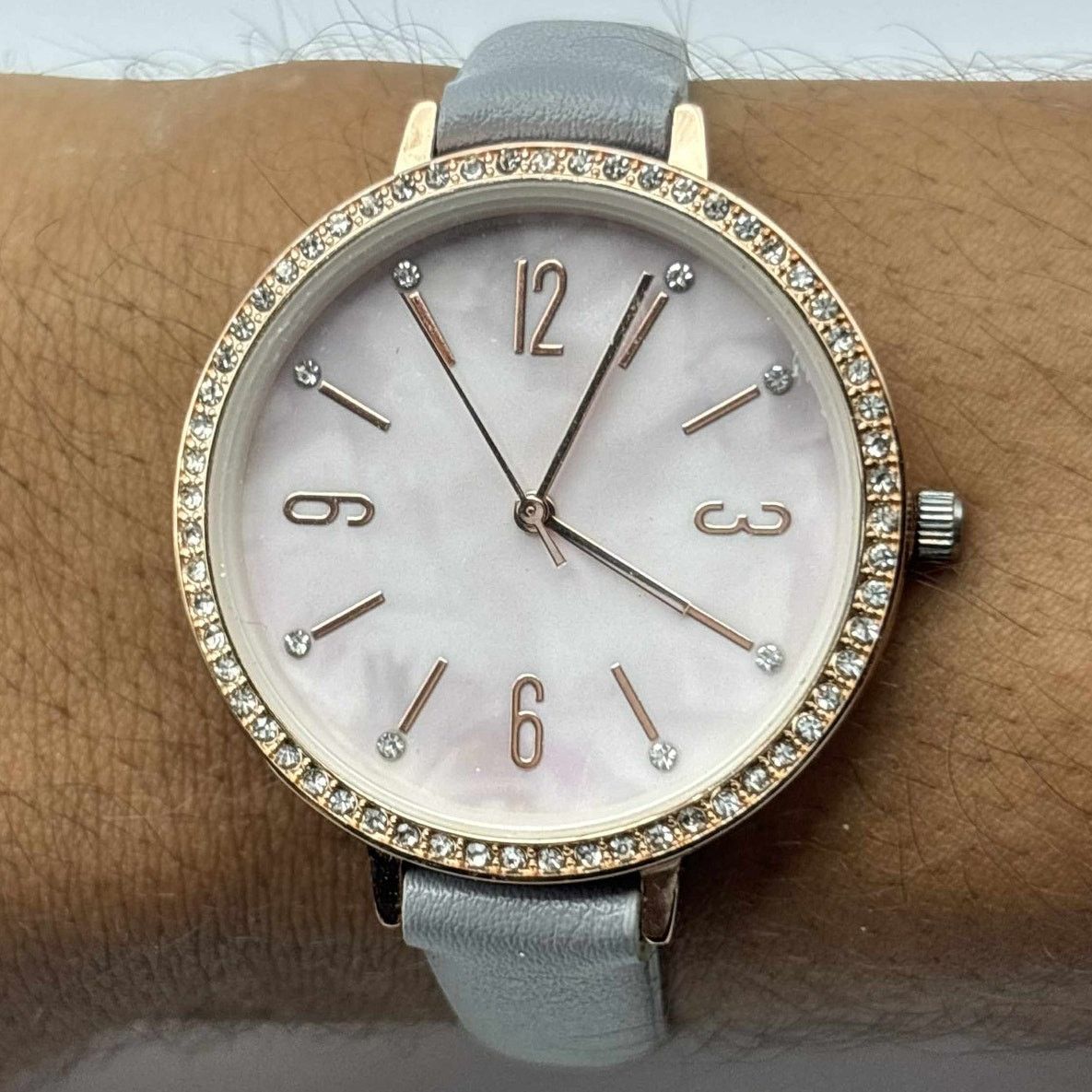 Other Gold & Gray Crystal Watch Size ONE SIZE - 2 Thumbnail