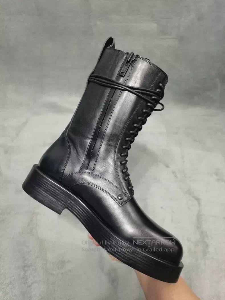 Ann Demeulemeester Ann Demeulemeester 40.5/41.5 mid-leg leather boots Size US 7.5 / EU 40-41 - 6 Thumbnail