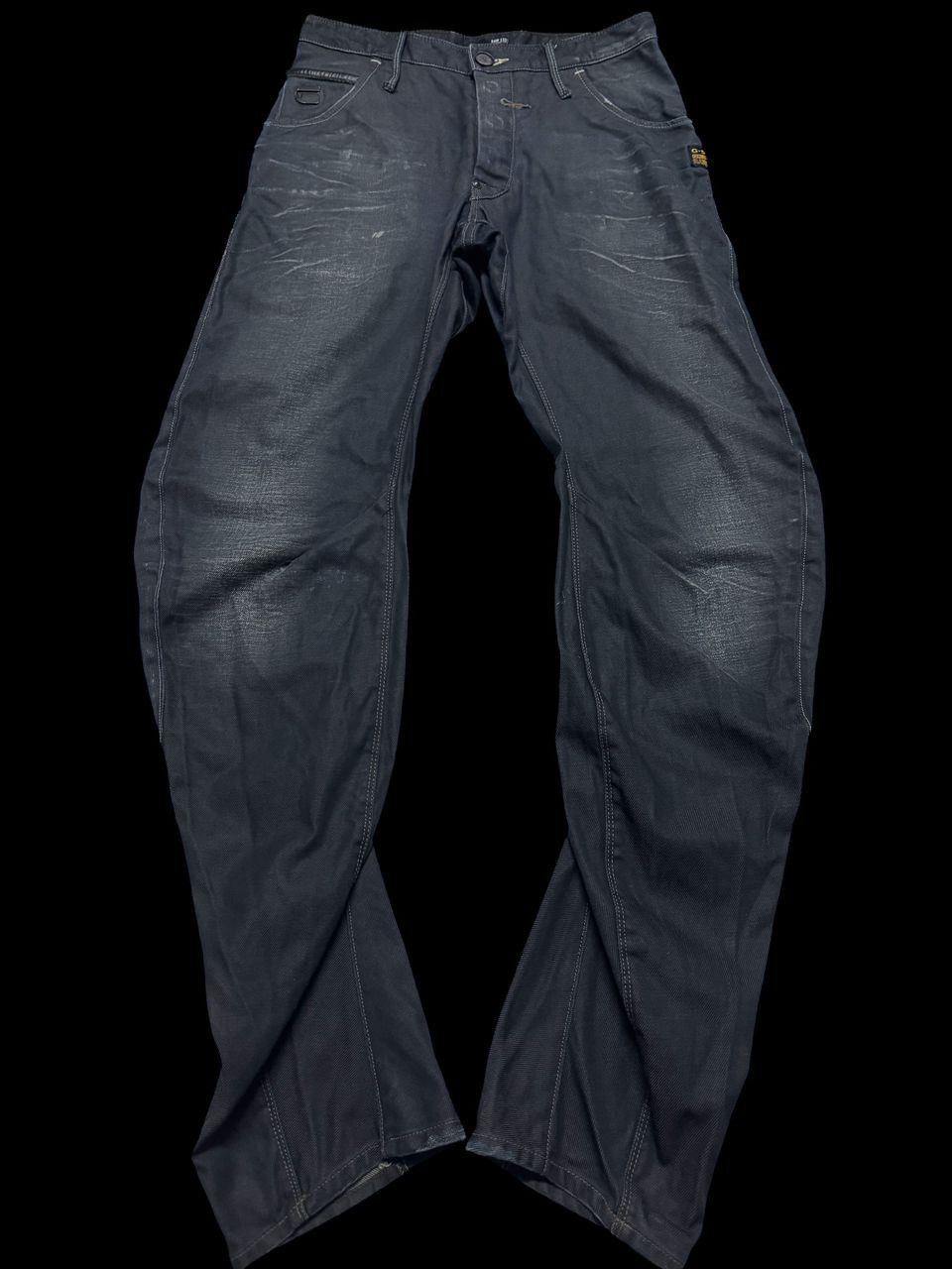 G-Star 💥3D Powell💥90s Style G Star Raw Mudwash Black Denim Sick Size US 27 - 2 Thumbnail