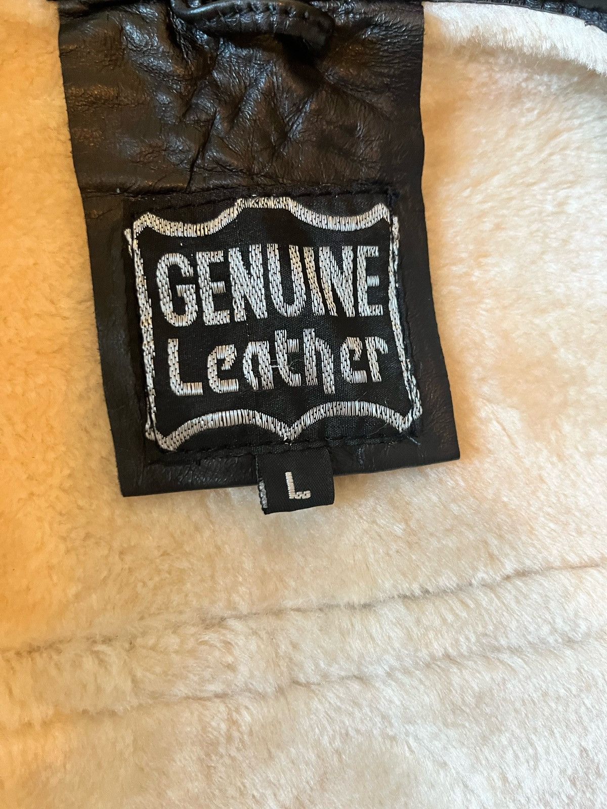 Genuine Leather Genuine sheepskin leather vest Size US L / EU 52-54 / 3 - 3 Thumbnail