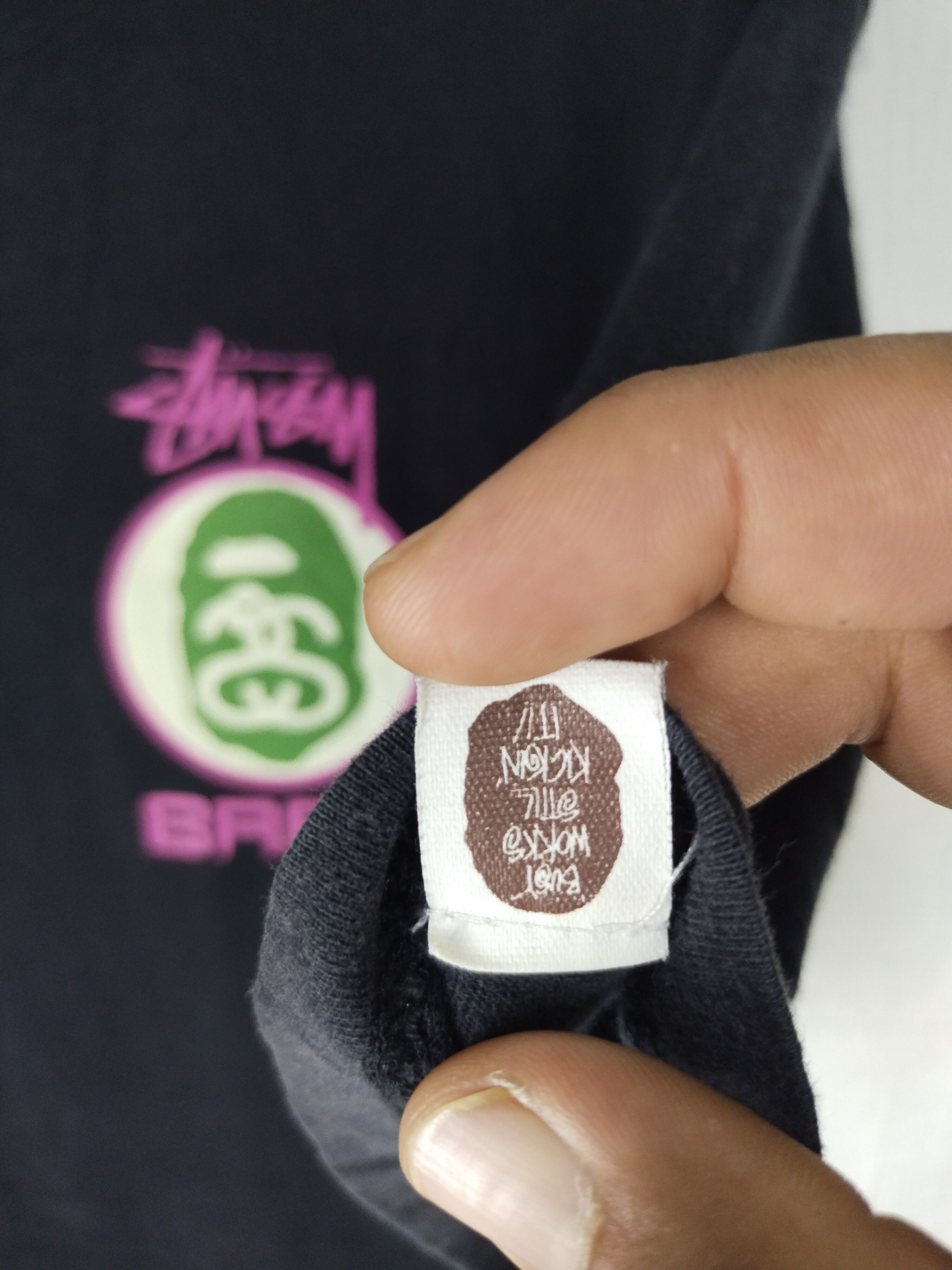 Bape × Stussy Bape x Stussy Tee Size US L / EU 52-54 / 3 - 7 Thumbnail