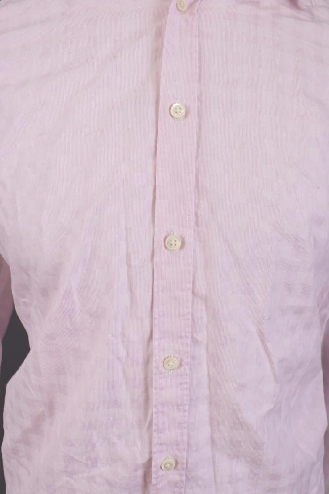 Designer Balmain Paris Pink Printed Button Down Shirt Size S Size US S / EU 44-46 / 1 - 6 Thumbnail