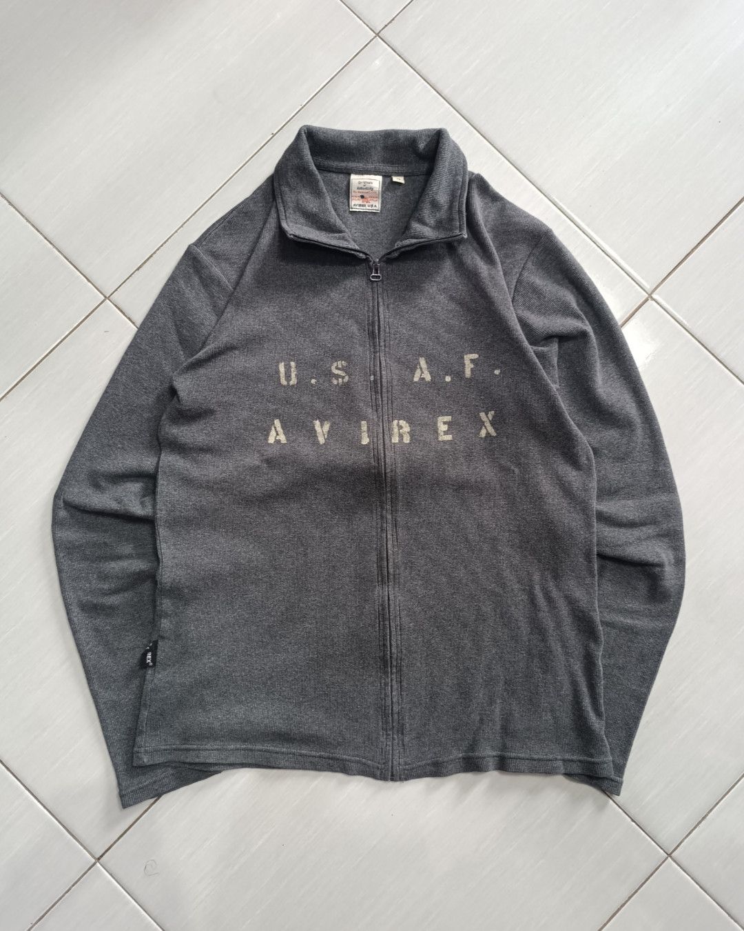 Avirex × Vintage Avirex U.S.A.F Full Zipper Hoodies Size US M / EU 48-50 / 2 - 1 Thumbnail
