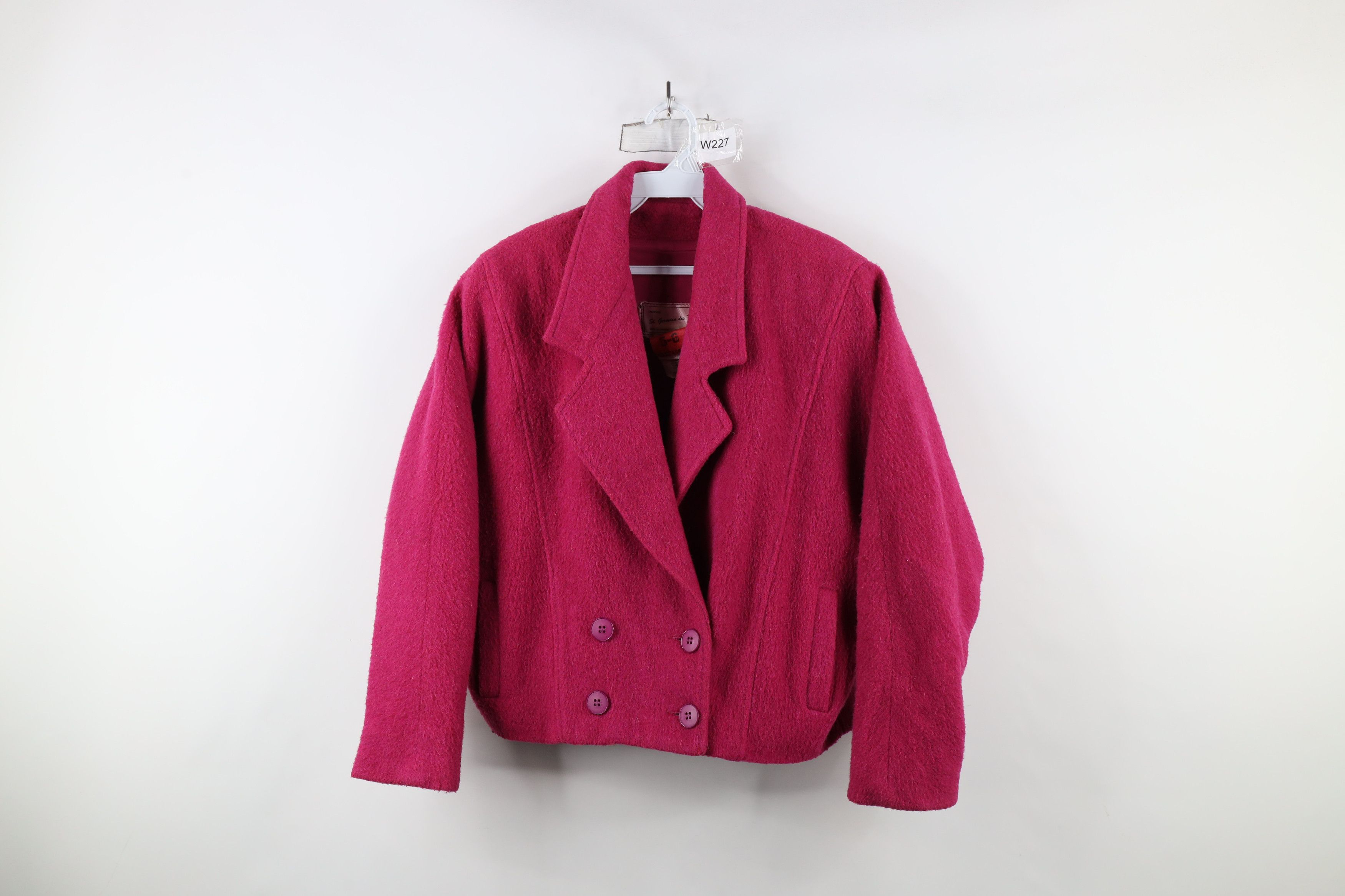 Vintage Vintage 80s 90s Streetwear Sleeve Wool Cropped Blazer Jacket Size S / US 4 / IT 40 - 1 Thumbnail