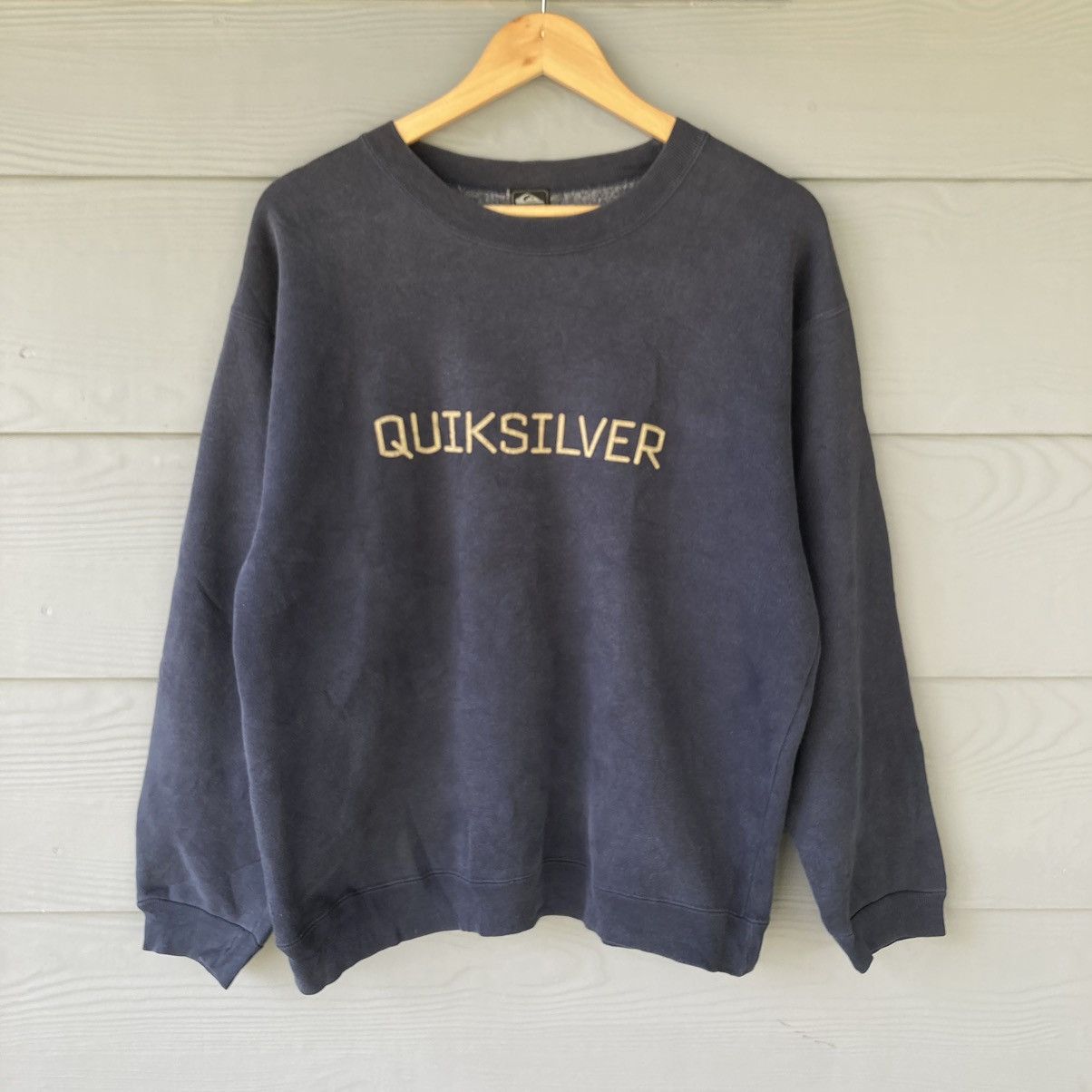 Quicksilver Vintage Quicksilver Big Logo Sweatshirt Made in Japan Size US L / EU 52-54 / 3 - 1 Thumbnail