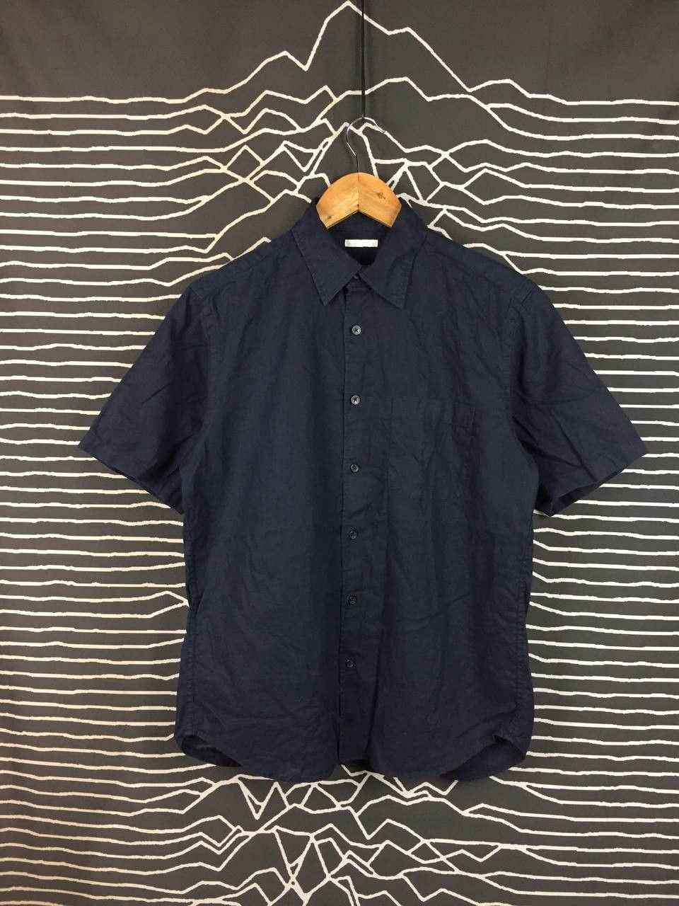 GU GU Japan Linen-Cotton Blend Button Down Shirt Size US S / EU 44-46 / 1 - 2 Thumbnail