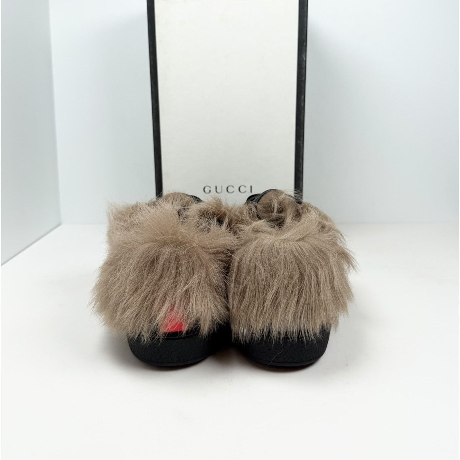 Gucci Size 11US - Gucci Ace Web Embroidered Fur/Leather NEW Size US 11 / EU 44 - 4 Thumbnail