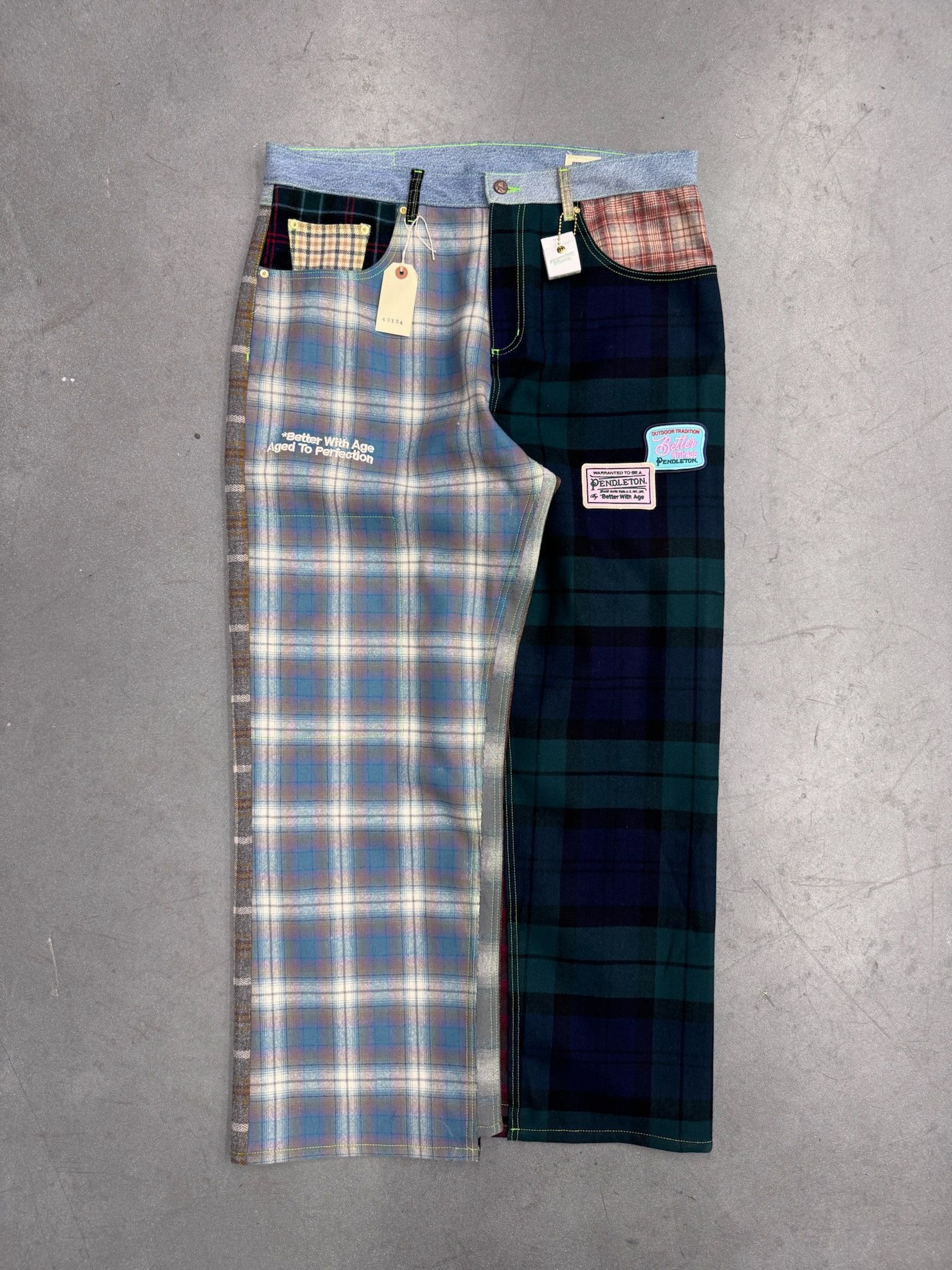 Better With Age Better With Age Pendleton Newport Mixed Media Trouser Size US 40 / EU 56 - 1 Thumbnail