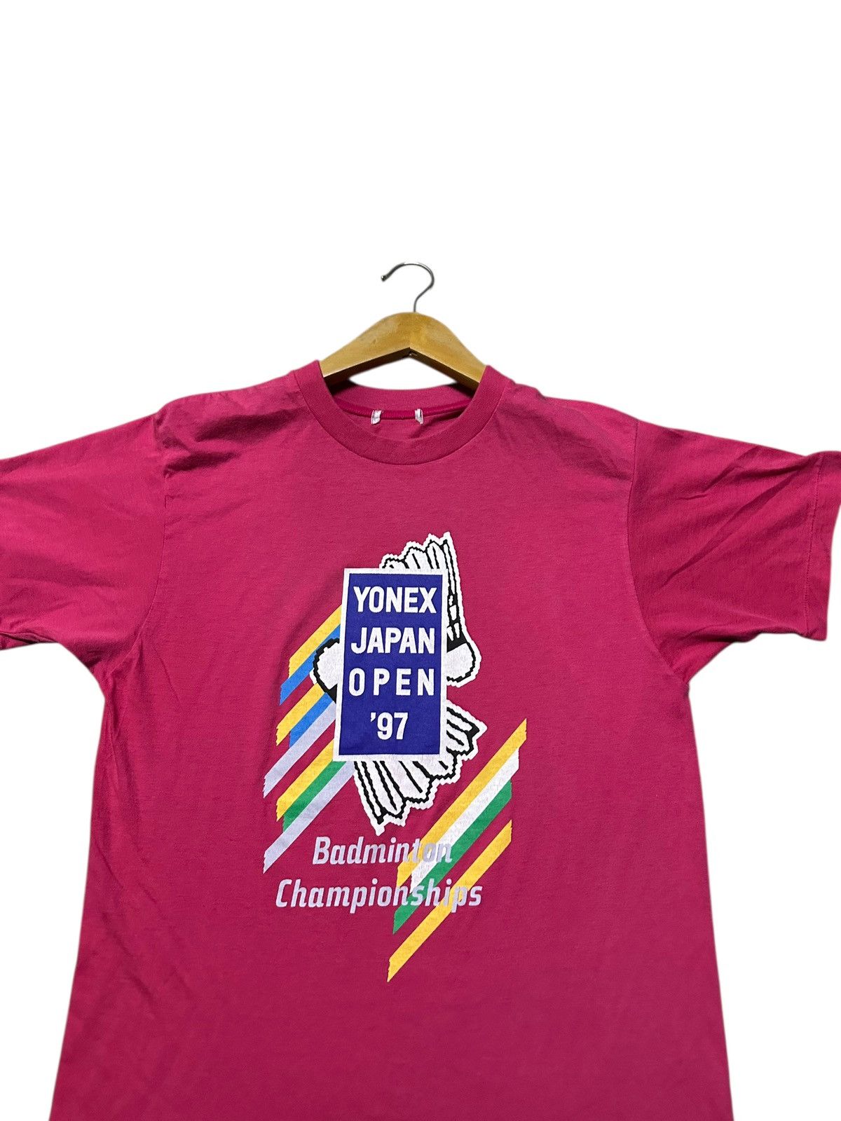 Vintage Vintage Yonex Japan open 1997 badminton championship tshirt Size US S / EU 44-46 / 1 - 2 Thumbnail