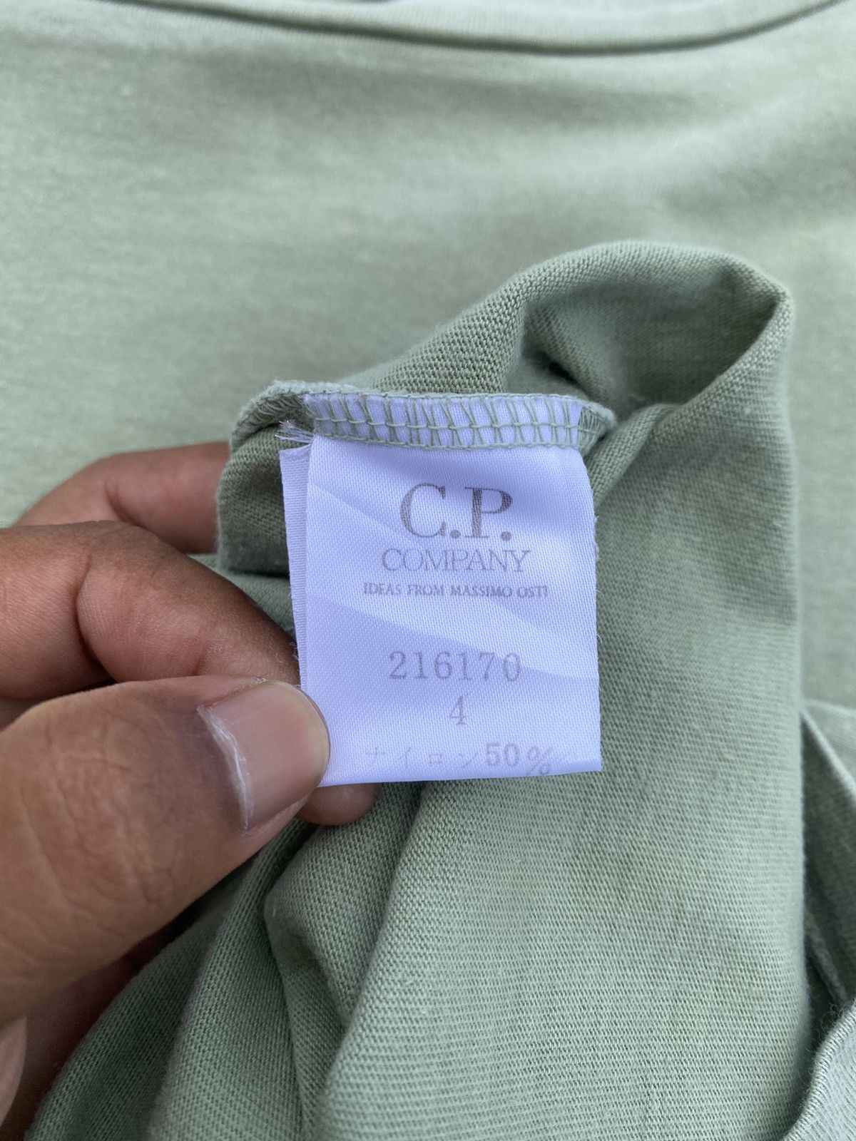 C.P. Company Vintage C.P Company Spring Summer 1991 Longsleeve Tshirt Size US L / EU 52-54 / 3 - 18 Thumbnail