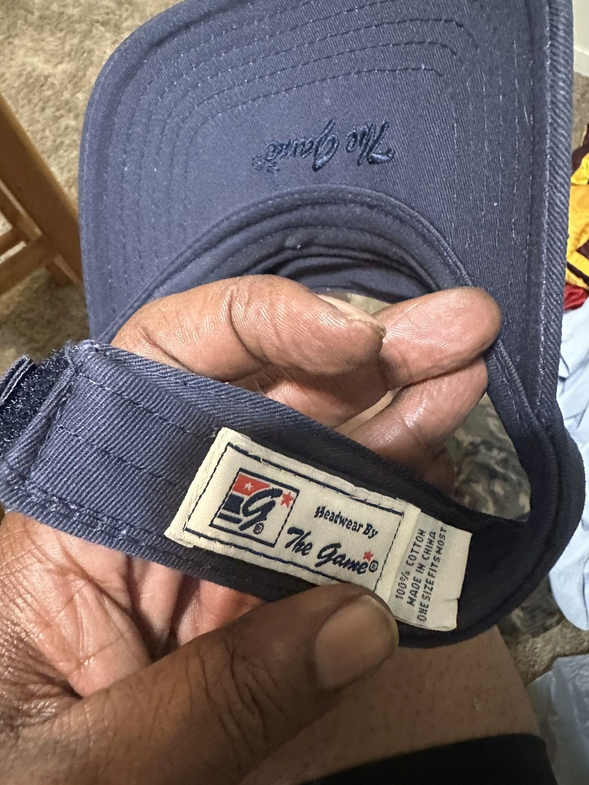 NCAA Vintage NCAA SMU Mustangs “triple blue” sun visor 90s Size ONE SIZE - 8 Thumbnail