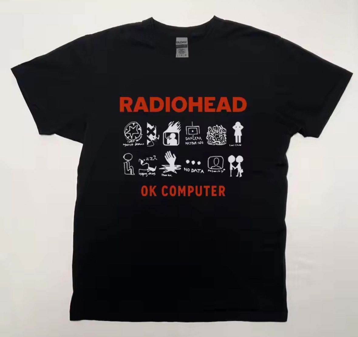 Japanese Brand Streetwear Radiohead The Bend Album Band Print Black T-Shirt Size US M / EU 48-50 / 2 - 3 Thumbnail