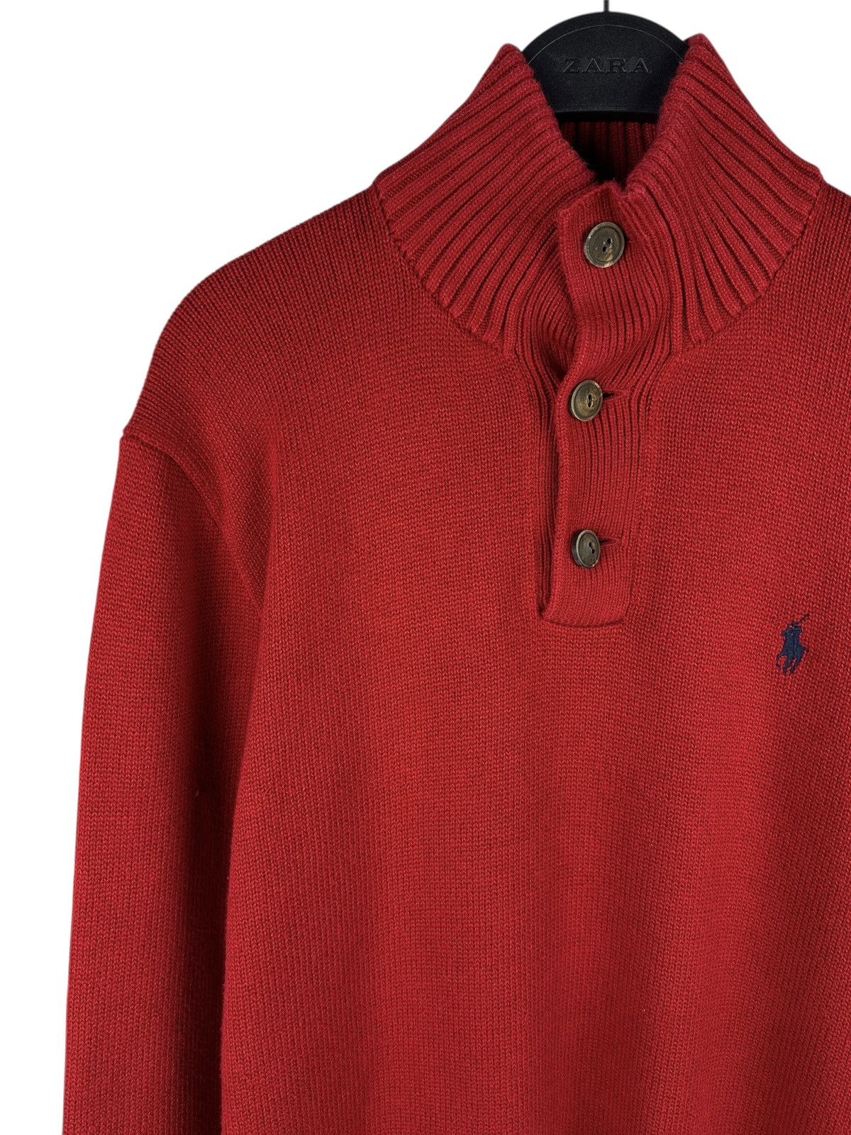 Polo Ralph Lauren Polo Ralph Lauren High Neck Knit Sweater Old Money Style Size US M / EU 48-50 / 2 - 2 Thumbnail
