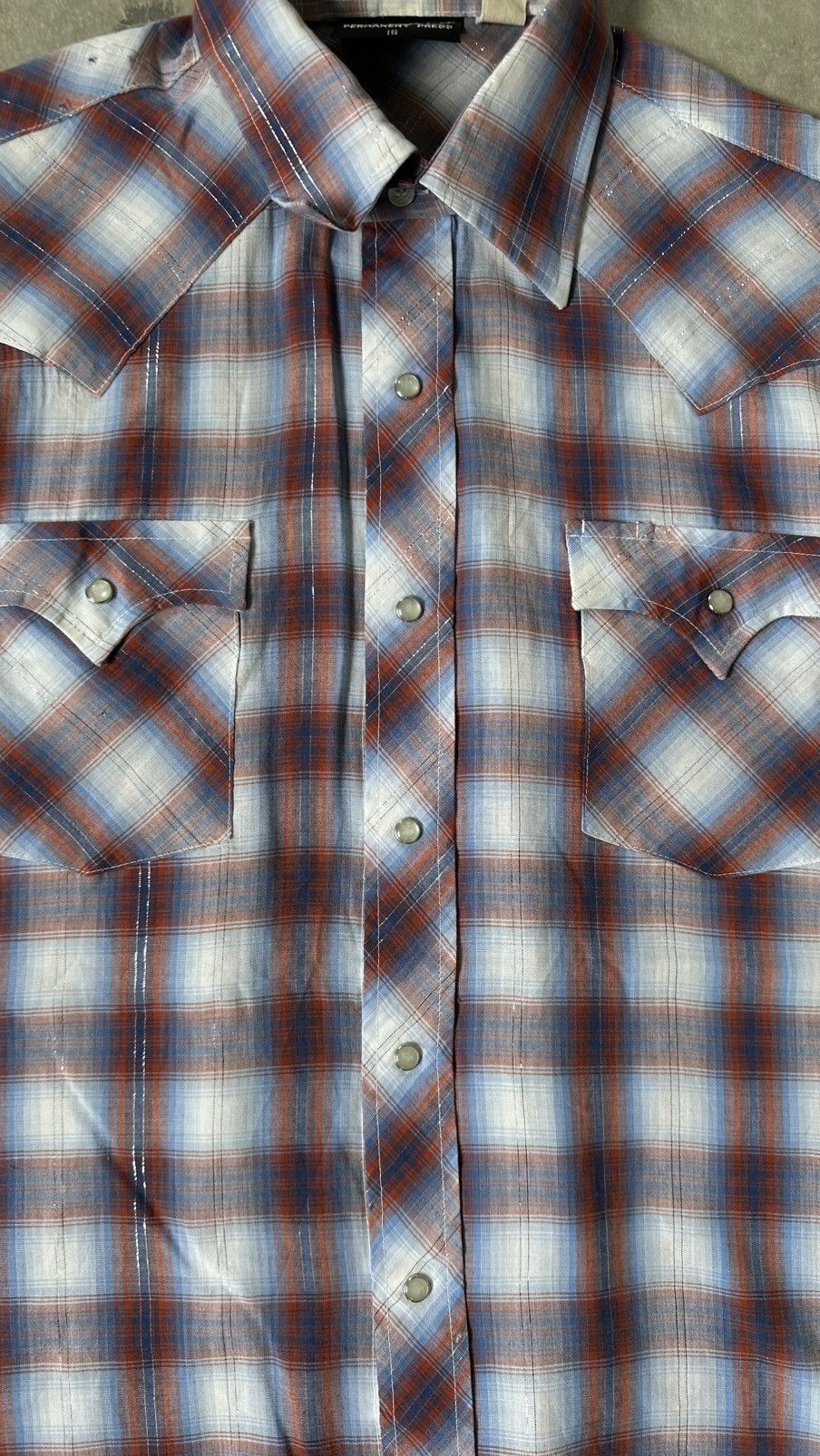 Champion VINTAGE CHAMPION WESTERN CHECKERED PEARL SNAP SHIRT Size US M / EU 48-50 / 2 - 4 Thumbnail