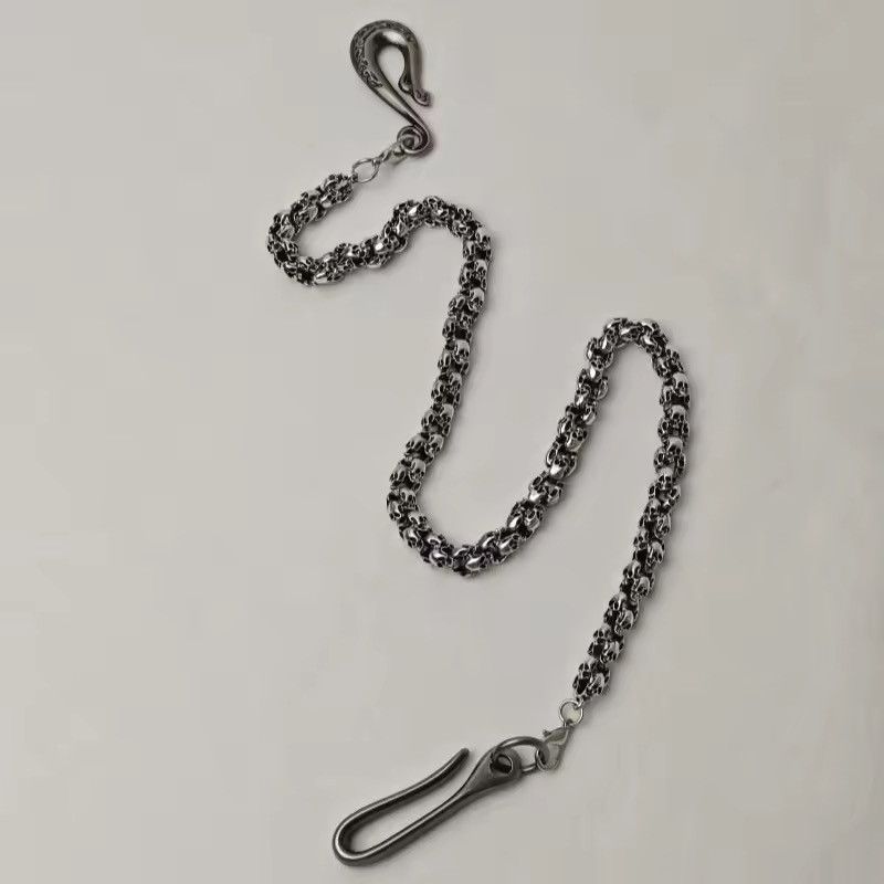 Vintage Skull Pants Chain Unisex Wallet Chain Size ONE SIZE - 4 Thumbnail
