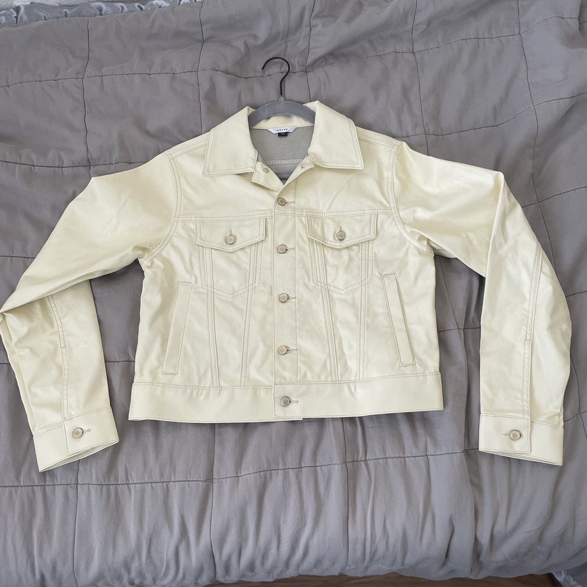 Eytys Eytys Vegan Leather Cropped Jacket Size M / US 6-8 / IT 42-44 - 1 Thumbnail