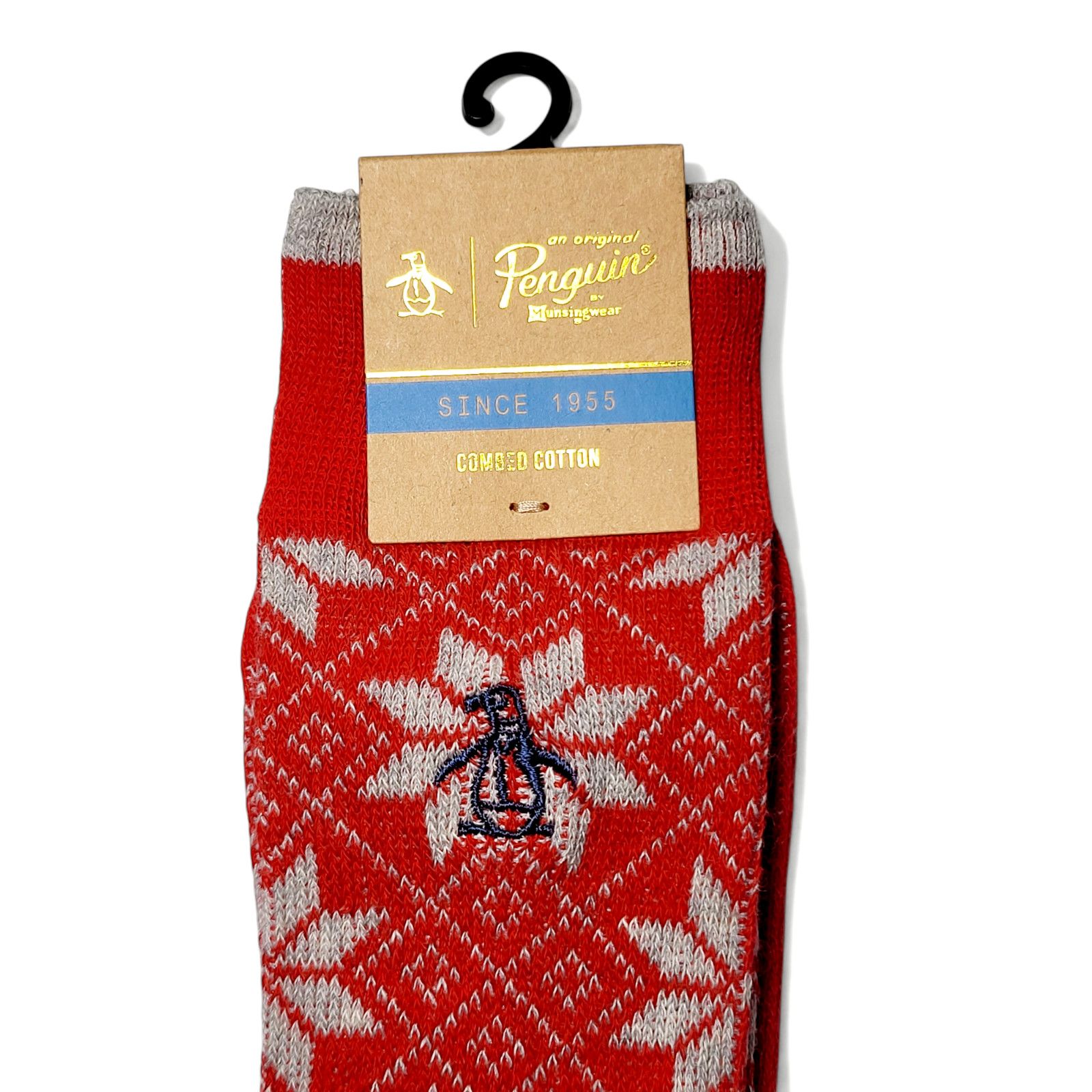 Original Penguin Set of 3 NWT Original Penguin Fair Isle Combed Cotton Socks Size ONE SIZE - 5 Thumbnail