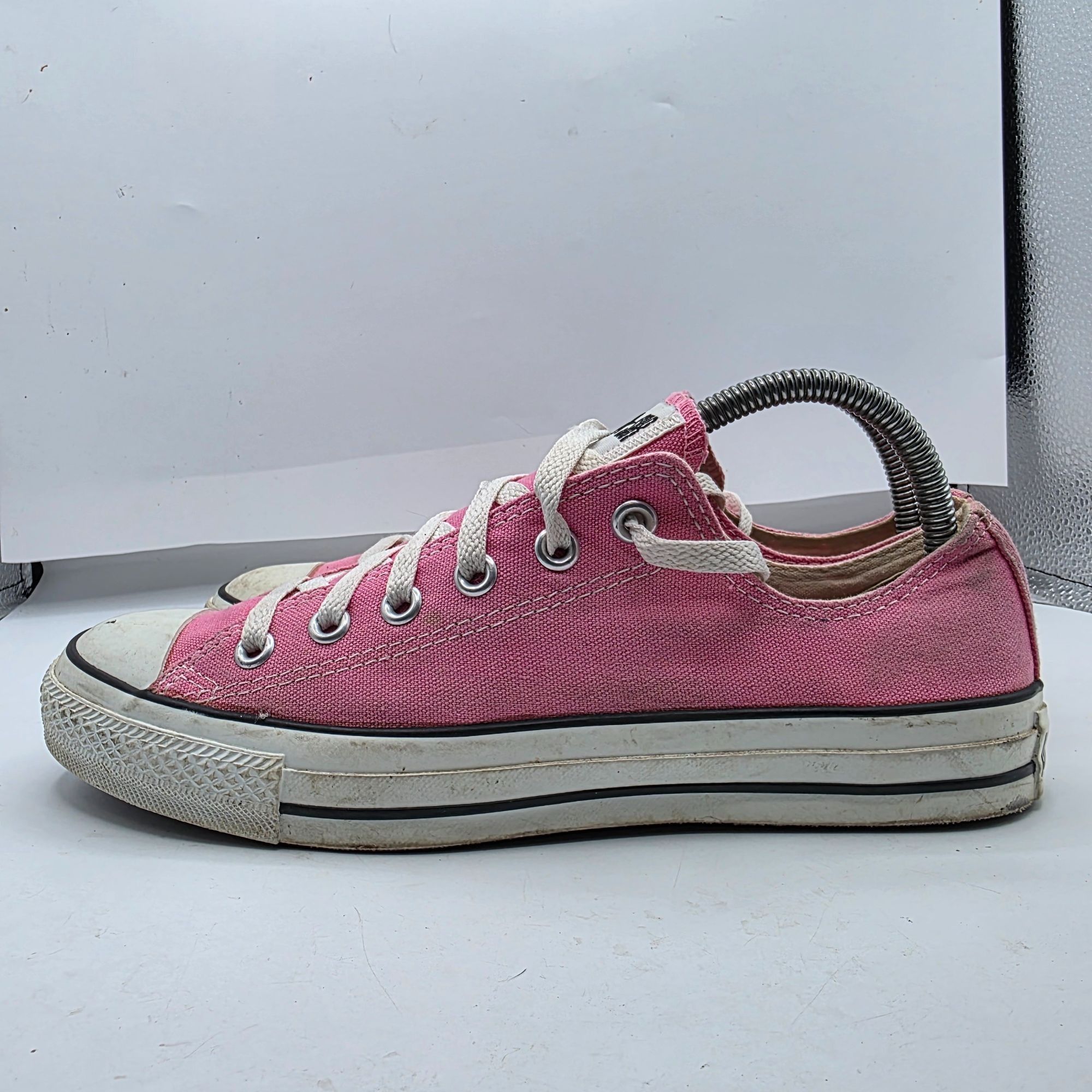 Converse Converse All Star Womens Size 9.5 Pink Canvas Low Top Sneake Size US 9.5 / IT 39.5 - 13 Thumbnail