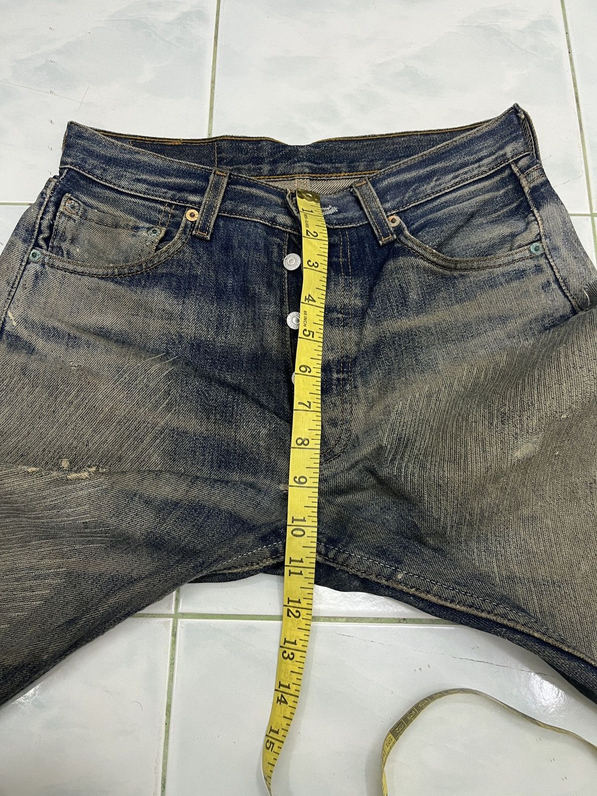 Levi's 🔥🔥🔥RARE VTG LEVIS DISTRESSED DENIM Size US 28 / EU 44 - 19 Thumbnail
