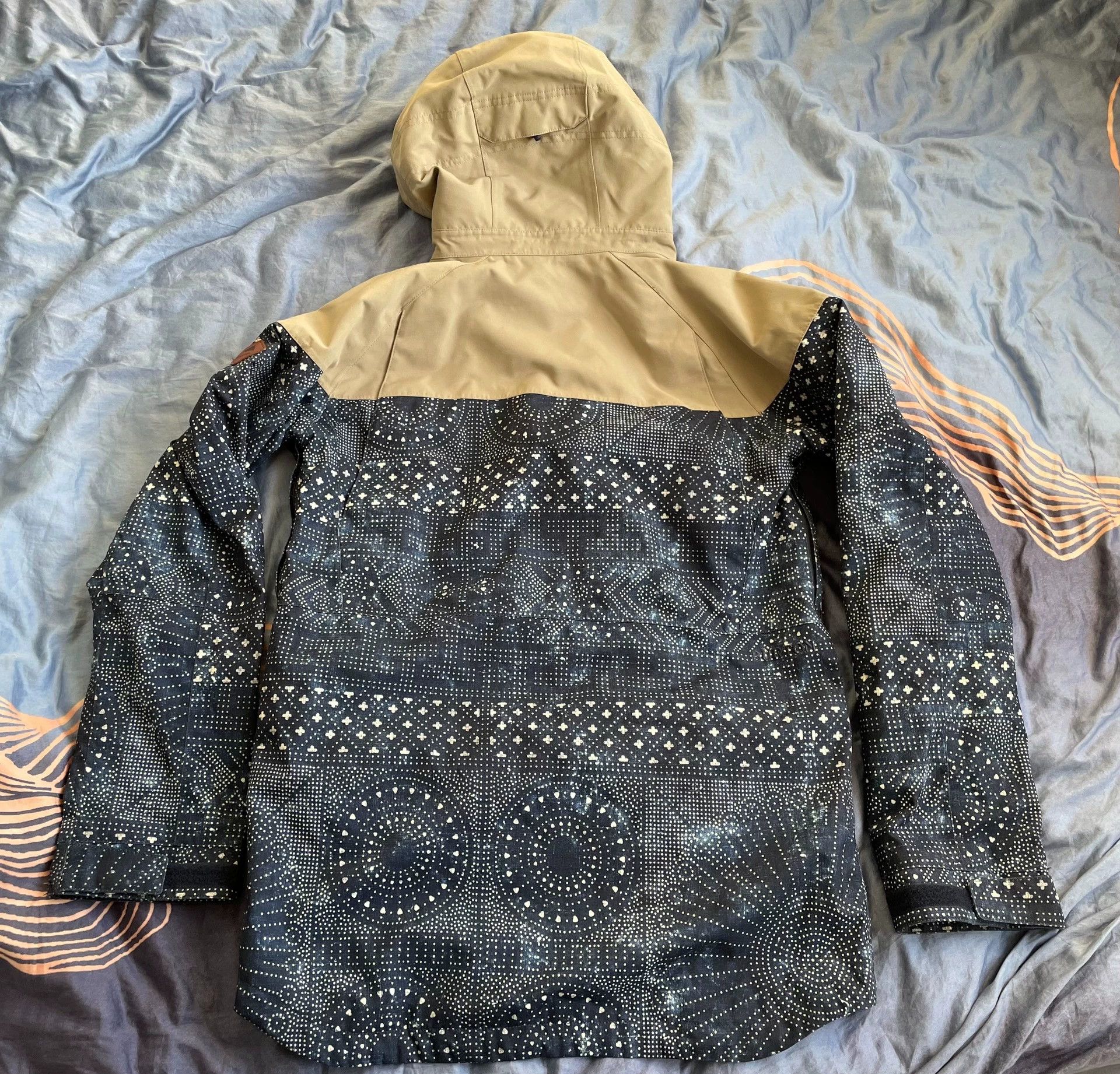 Burton BURTON Snow Jkt w/ Snow Gaiters, Distressed Print, S, New Size US S / EU 44-46 / 1 - 2 Thumbnail