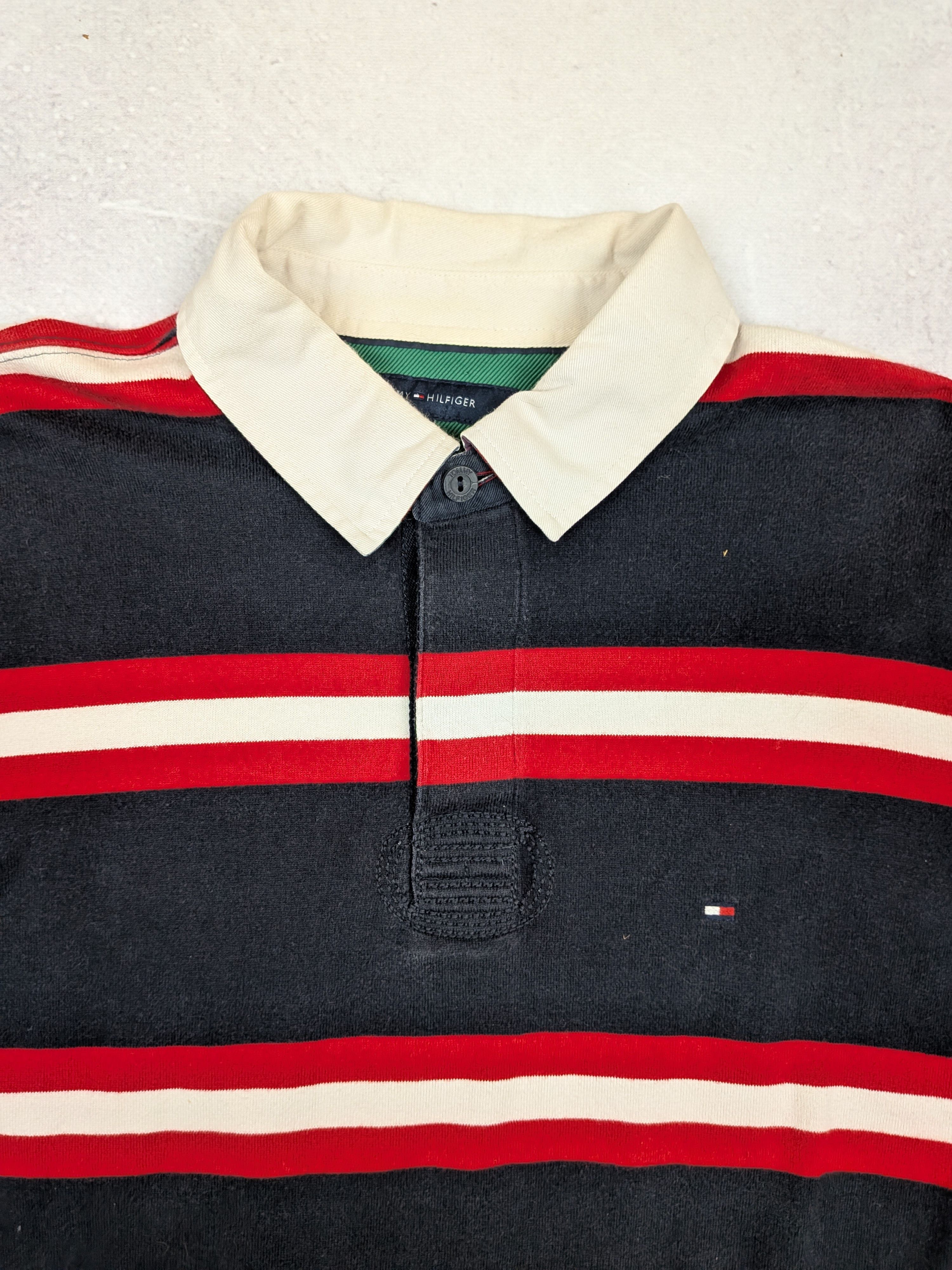 Tommy Hilfiger Tommy Hilfiger Vintage 2007 Rugby Shirt Striped Size L/XL Size US L / EU 52-54 / 3 - 6 Thumbnail