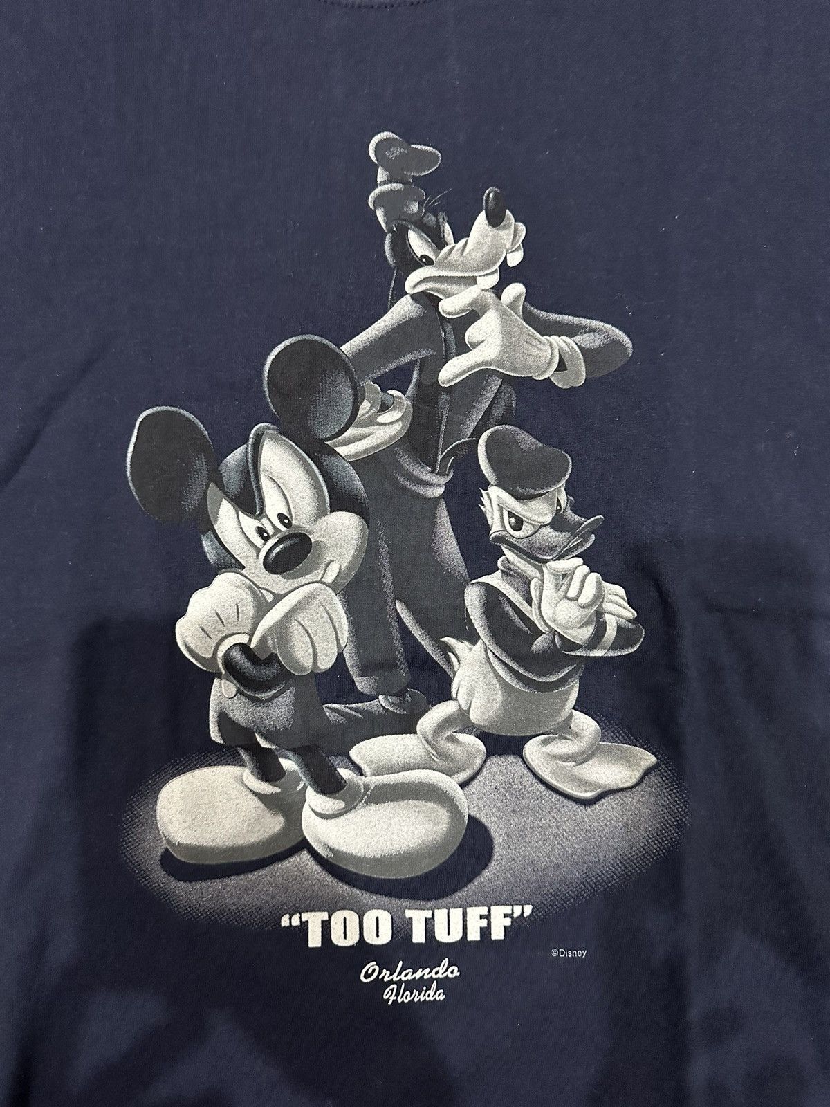 Gildan 2000s Disney "Too Tuff" Disney Characters Cartoon Size US XL / EU 56 / 4 - 4 Thumbnail