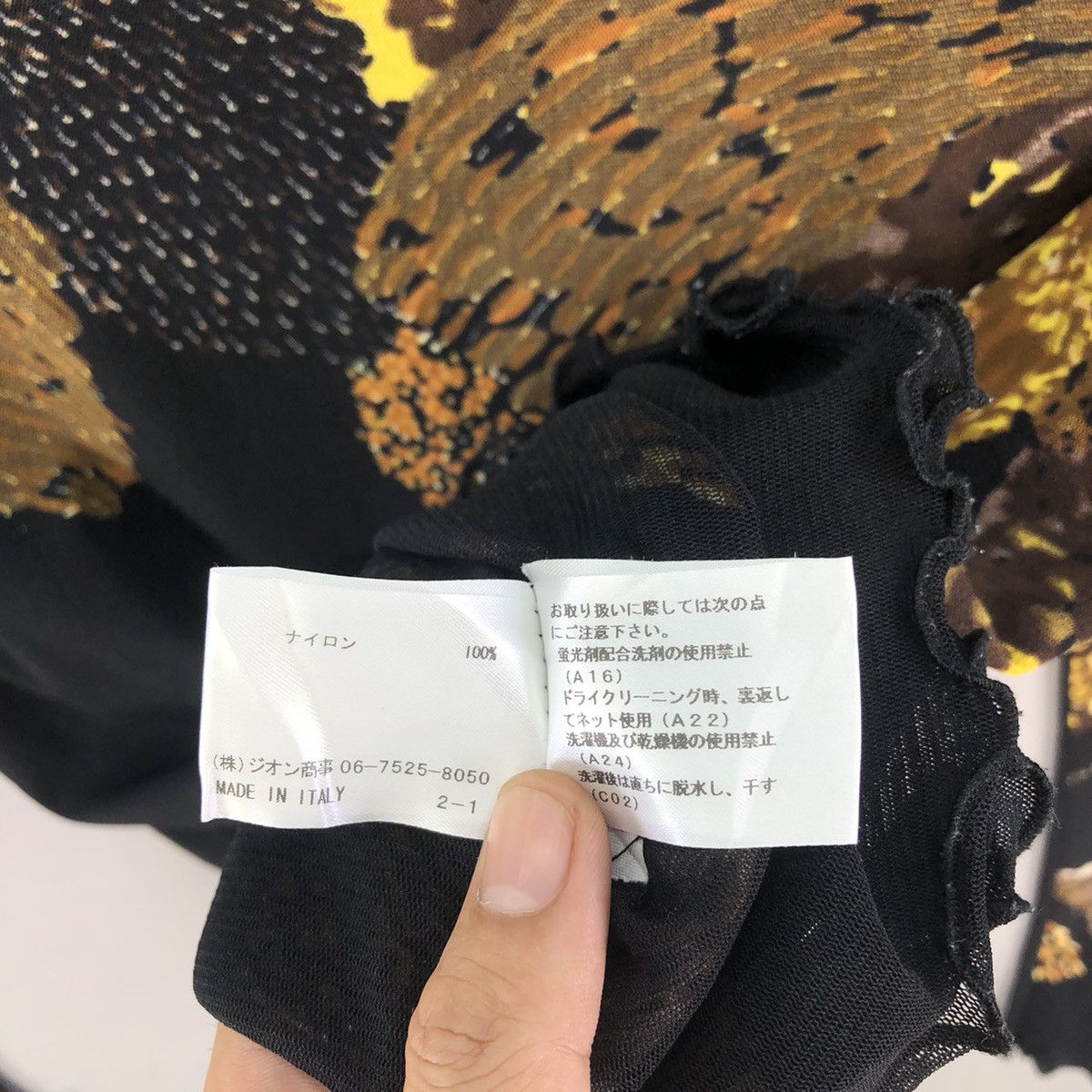 Other Gold Abstract Print Fitted Top - Jean Paul Gaultier Style Size M / US 6-8 / IT 42-44 - 16 Thumbnail